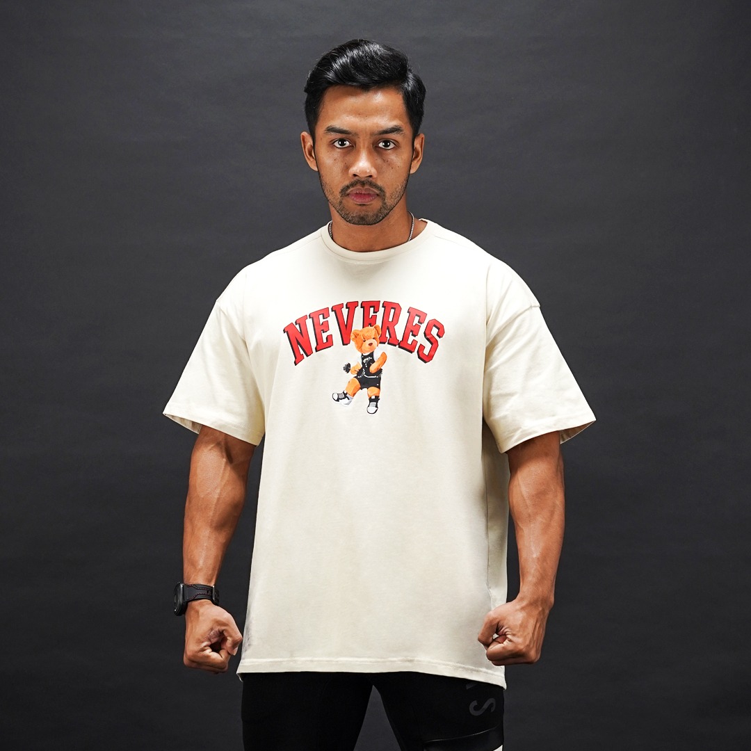 NEVERES Teddy Lift Oversized T-Shirt