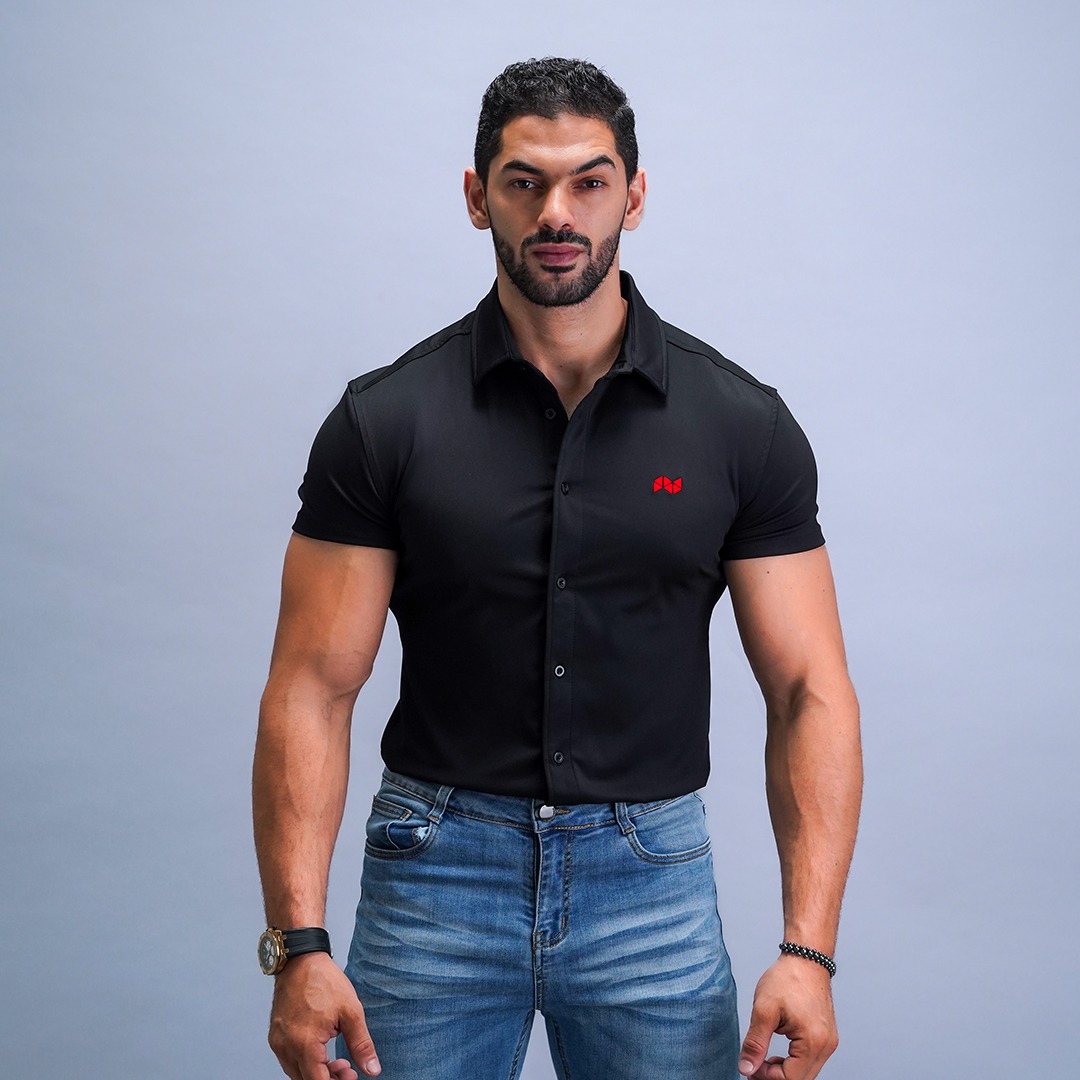 NEVERES Classic Fit Shirt Short Sleeve