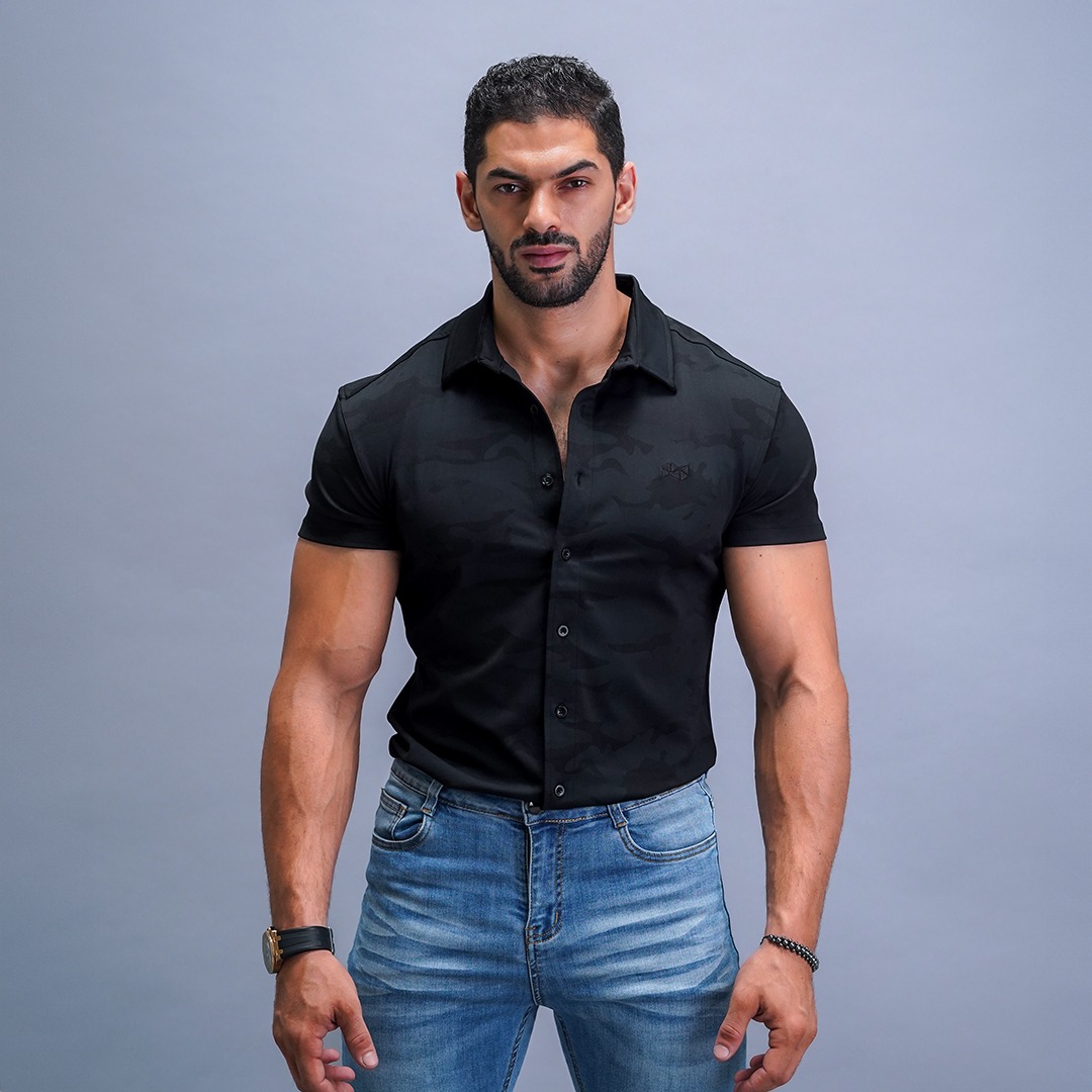 NEVERES Classic Fit Shirt Short Sleeve