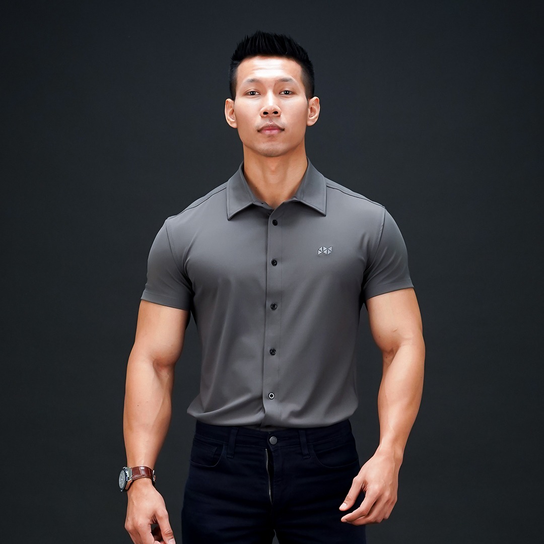 NEVERES Classic Fit Shirt Short Sleeve