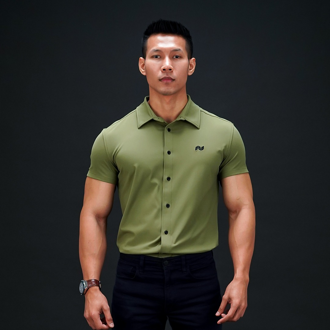 NEVERES Classic Fit Shirt Short Sleeve