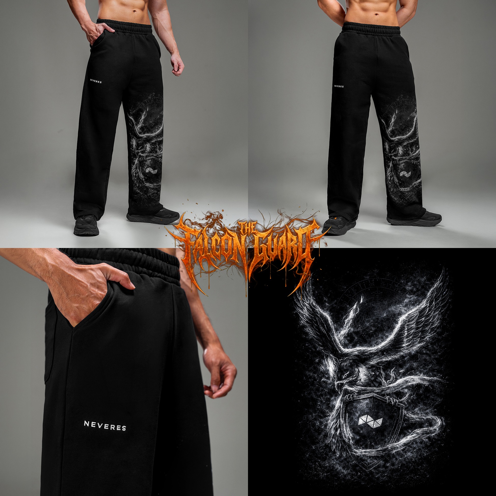 NEVERES Protect This Brand Wide Jogger