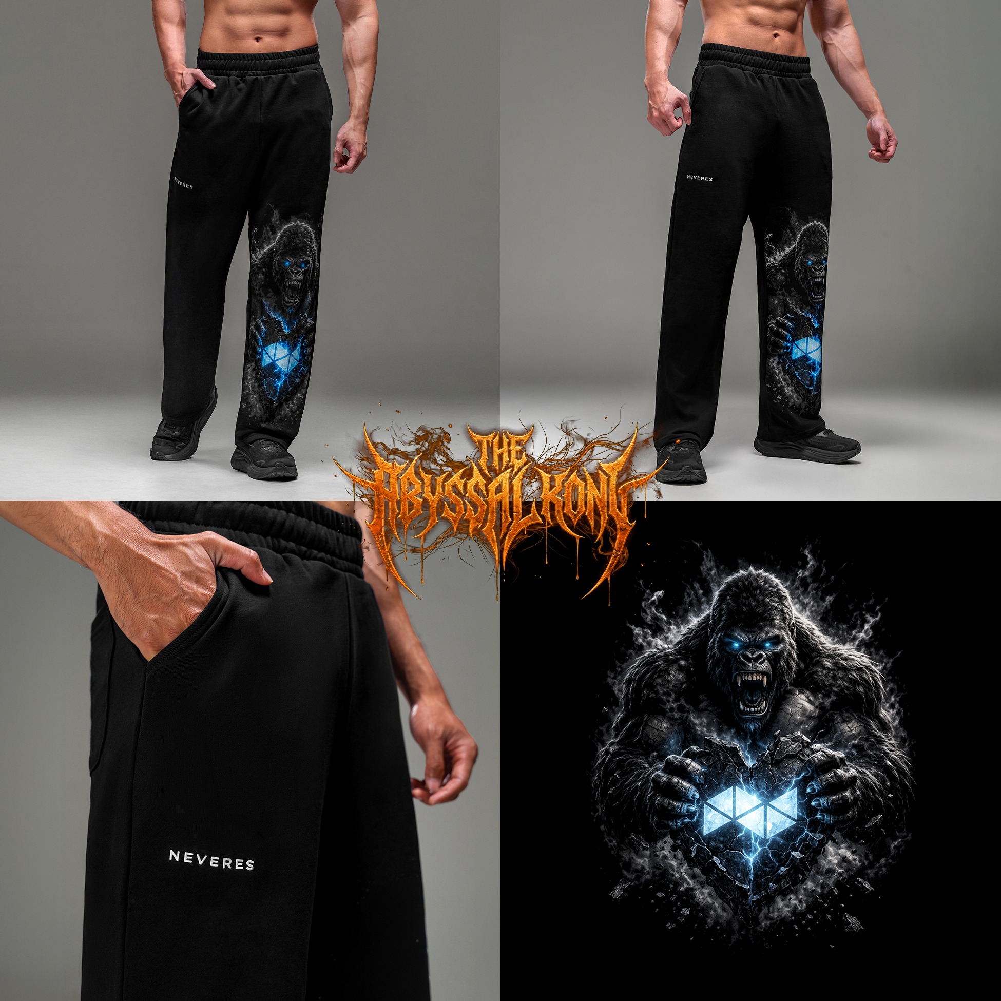 NEVERES Protect This Brand Wide Jogger