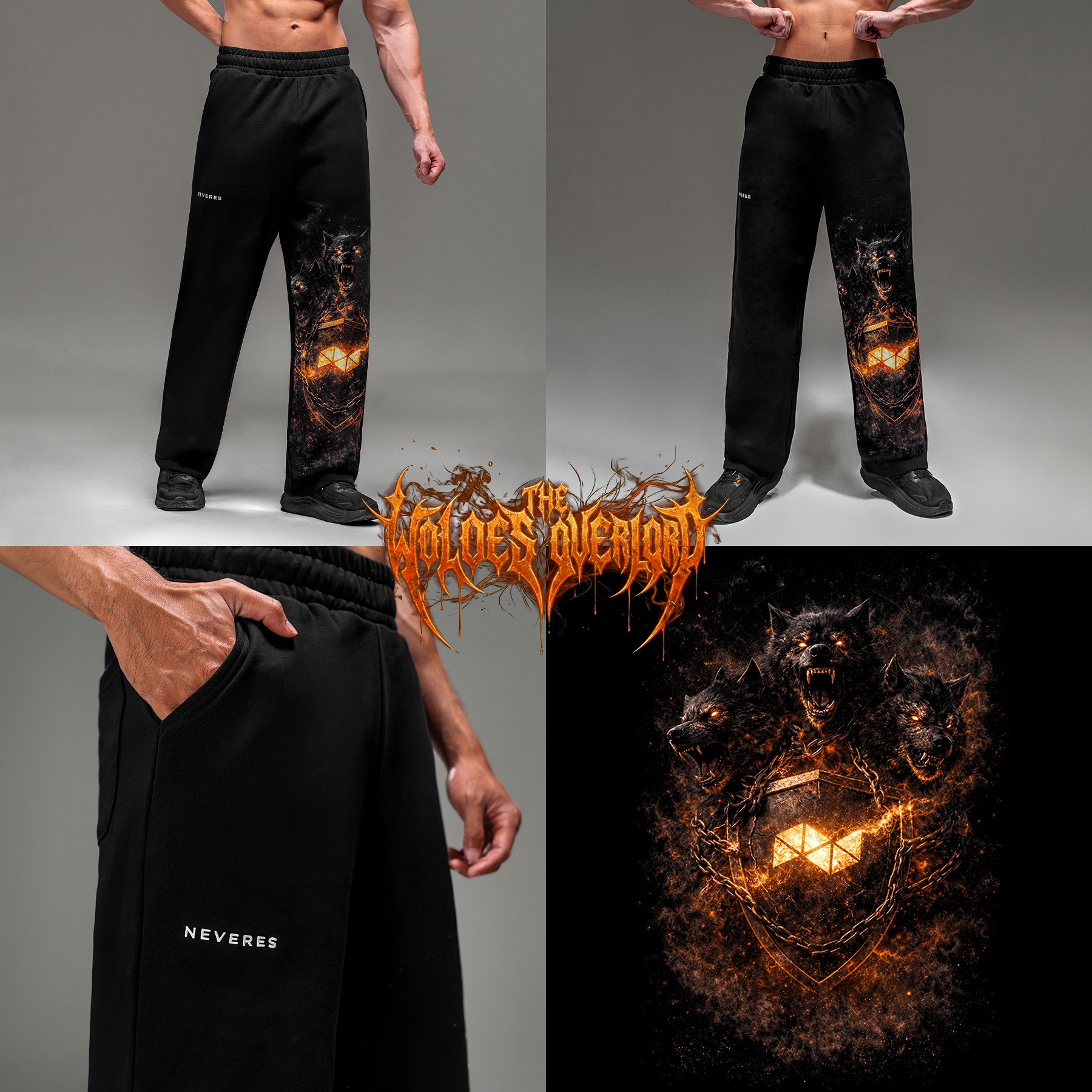 NEVERES Protect This Brand Wide Jogger