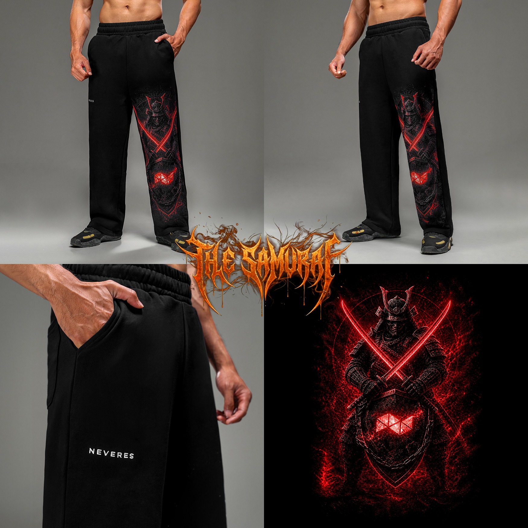 NEVERES Protect This Brand Wide Jogger