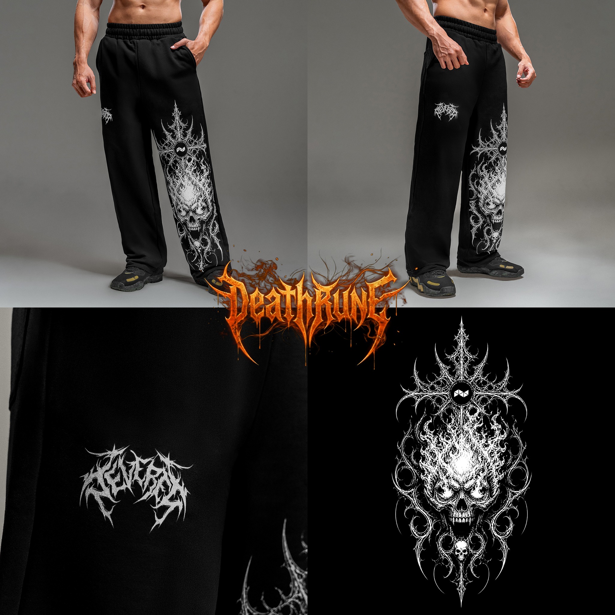 NEVERES Relic of Chaos Wide Jogger