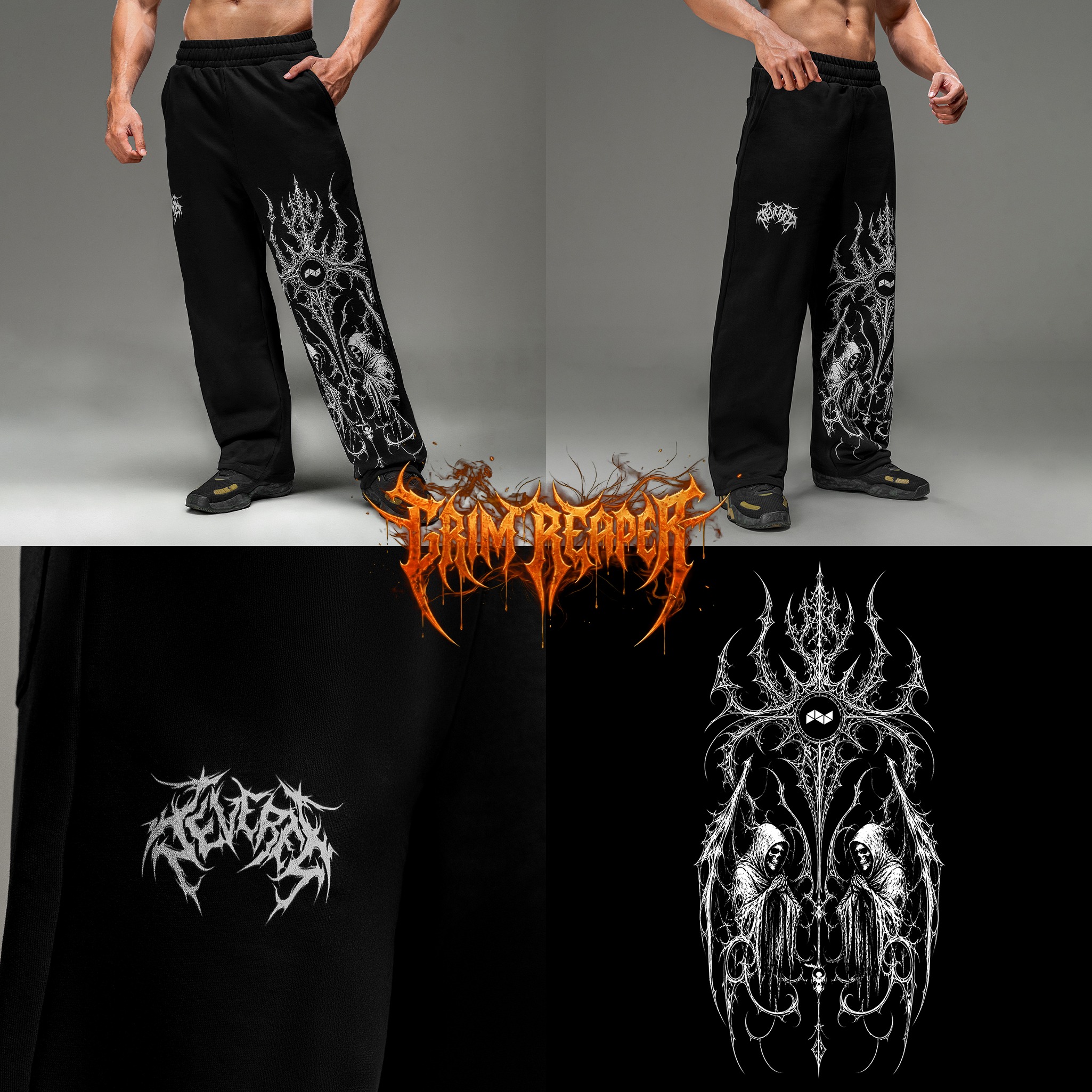 NEVERES Relic of Chaos Wide Jogger