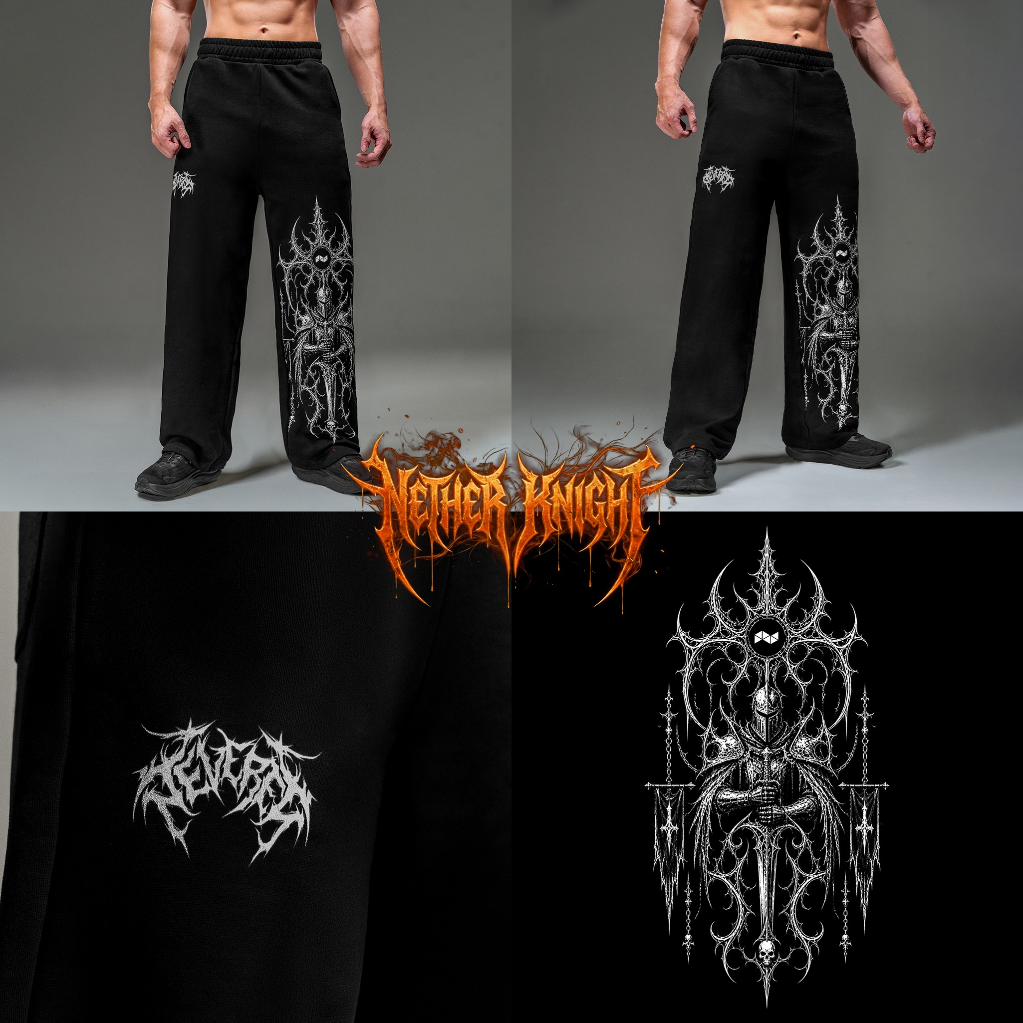 NEVERES Relic of Chaos Wide Jogger
