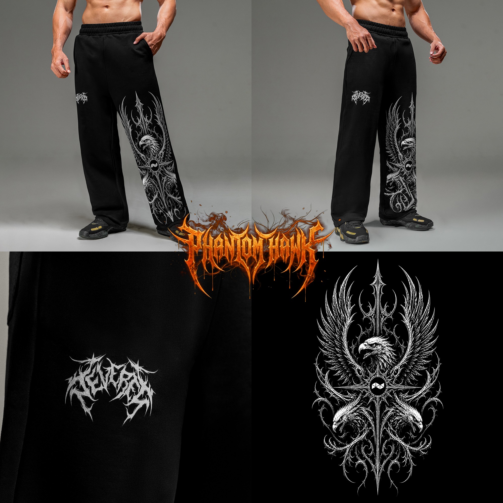 NEVERES Relic of Chaos Wide Jogger