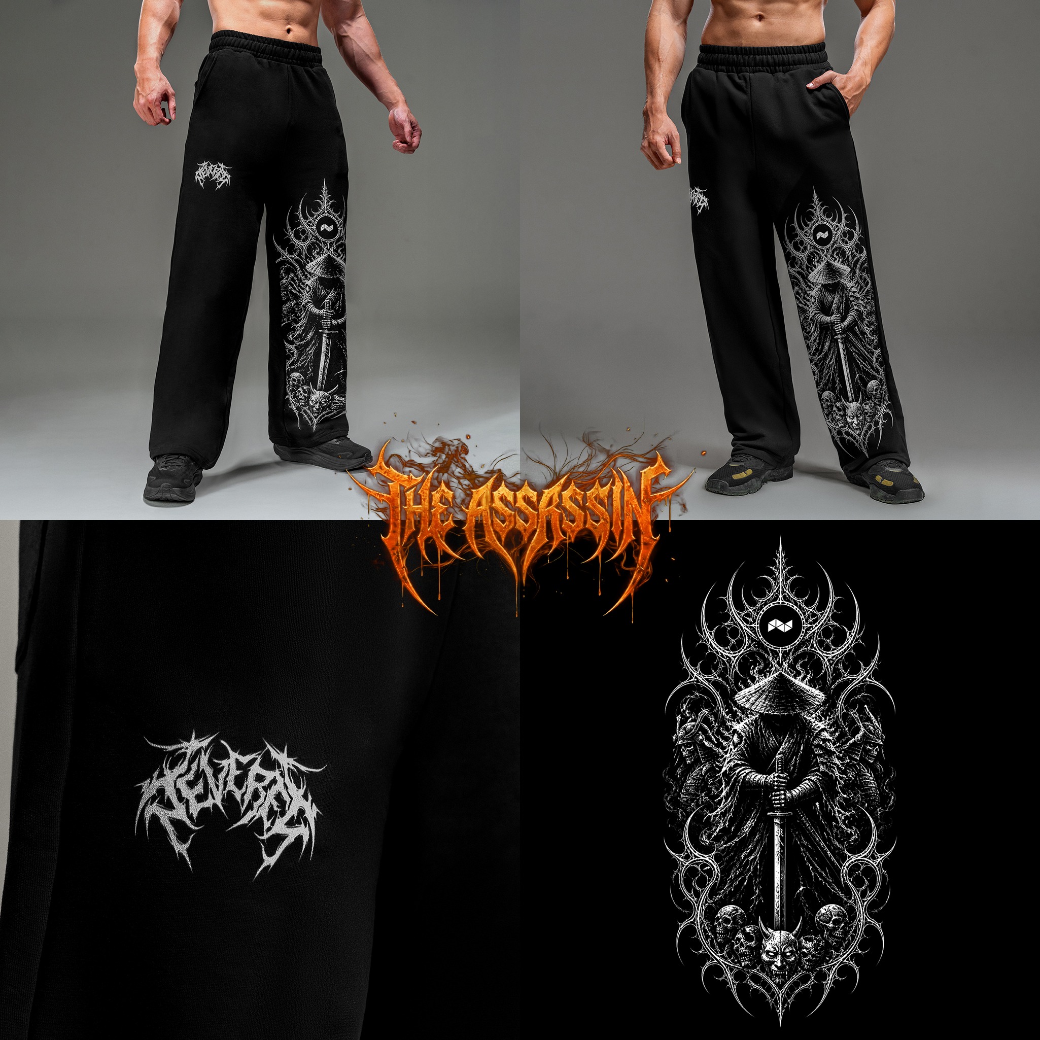 NEVERES Relic of Chaos Wide Jogger