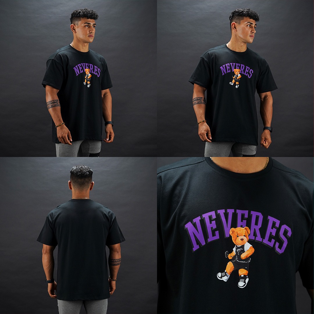 NEVERES Teddy Lift Oversized T-Shirt