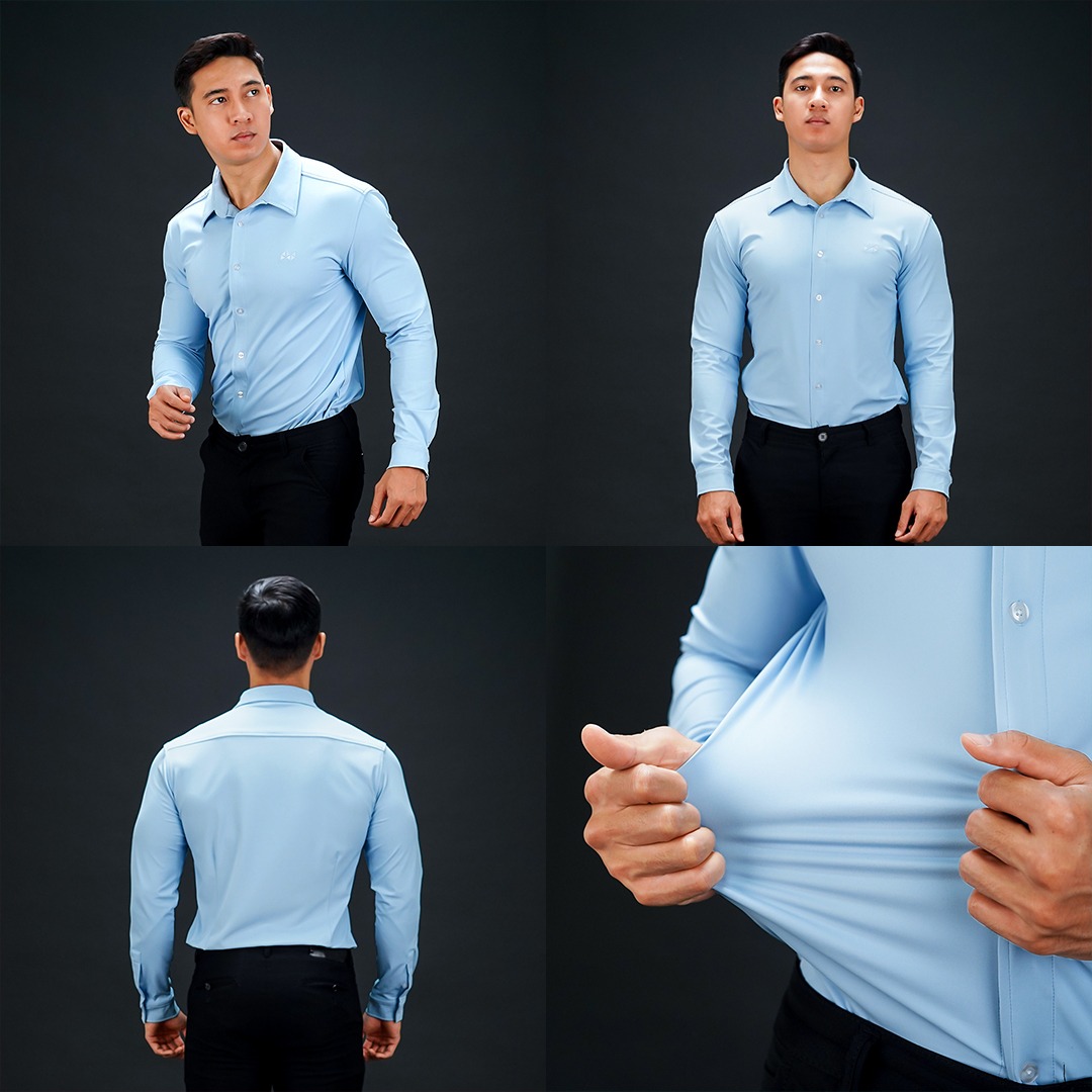 NEVERES Classic Fit Shirt Long Sleeve