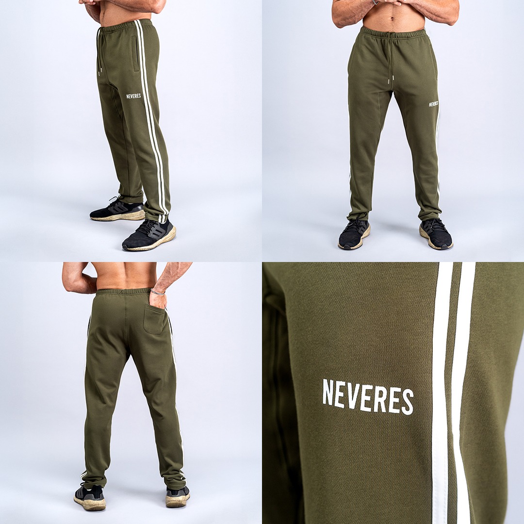 NEVERES Dual Stripe Comfort Jogger