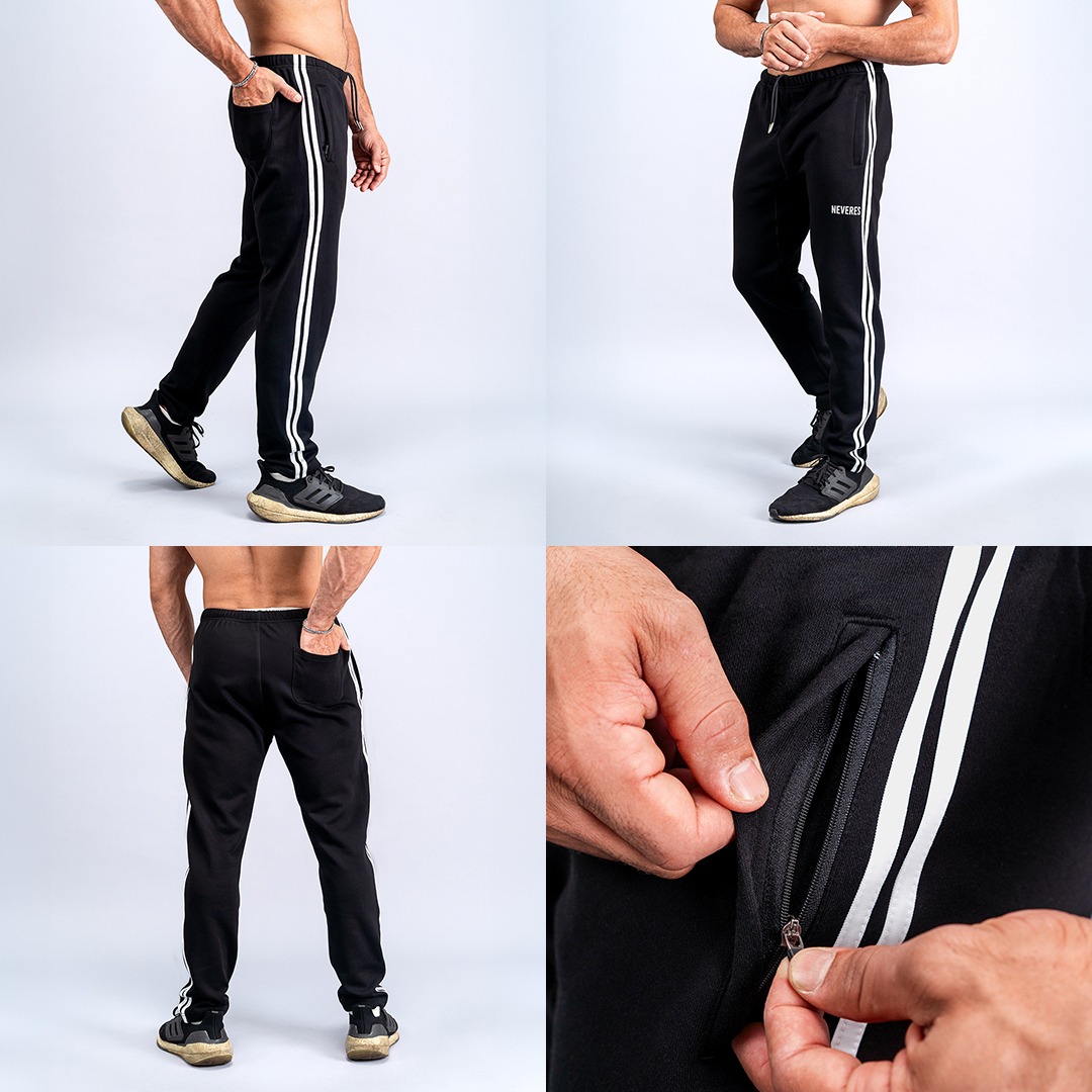 NEVERES Dual Stripe Comfort Jogger