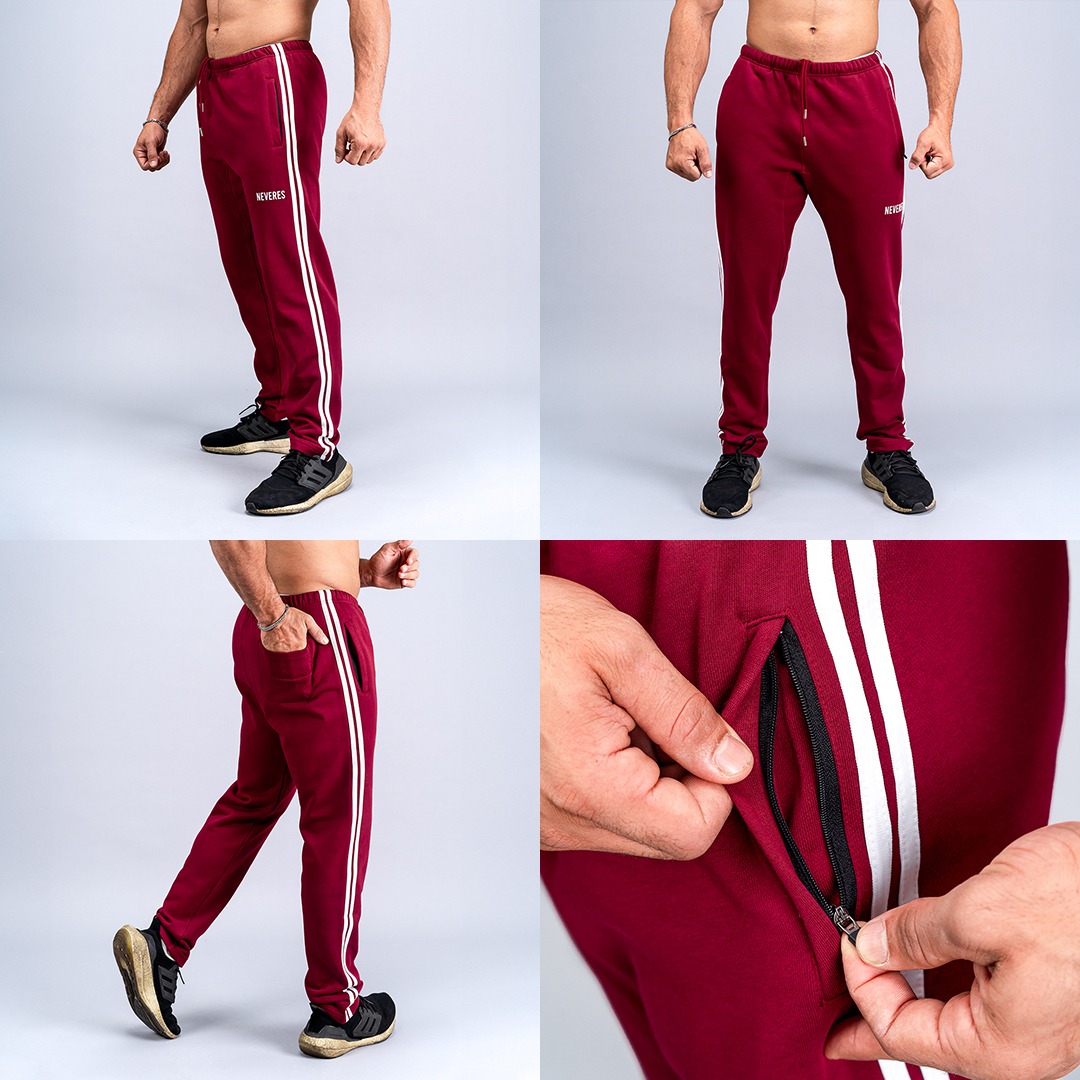 NEVERES Dual Stripe Comfort Jogger
