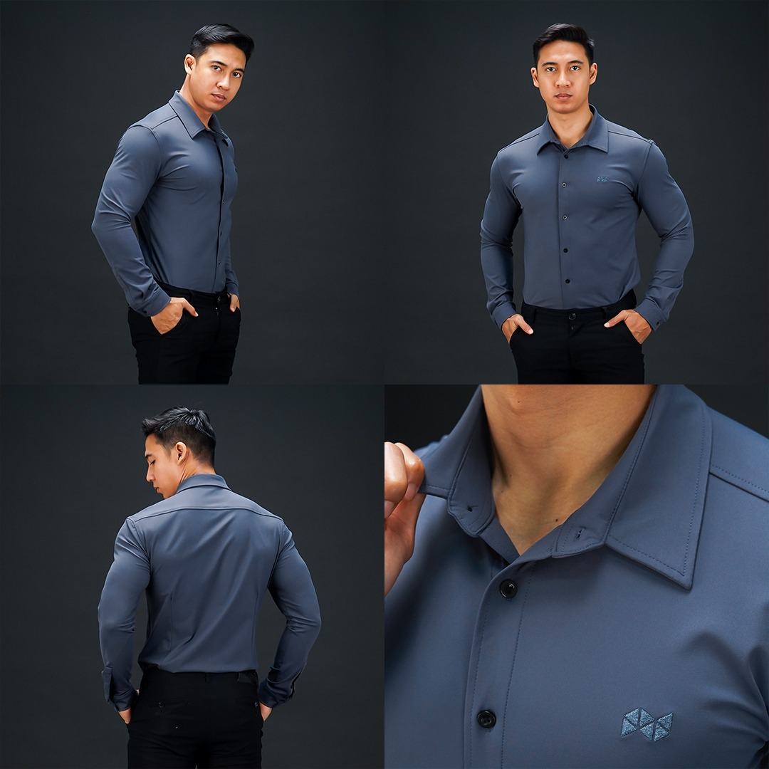 NEVERES Classic Fit Shirt Long Sleeve