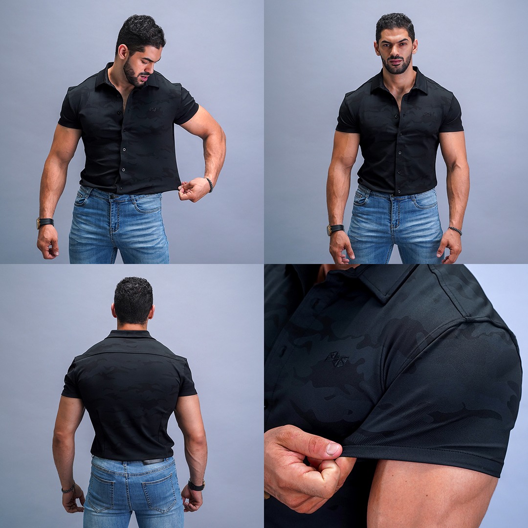 NEVERES Classic Fit Shirt Short Sleeve