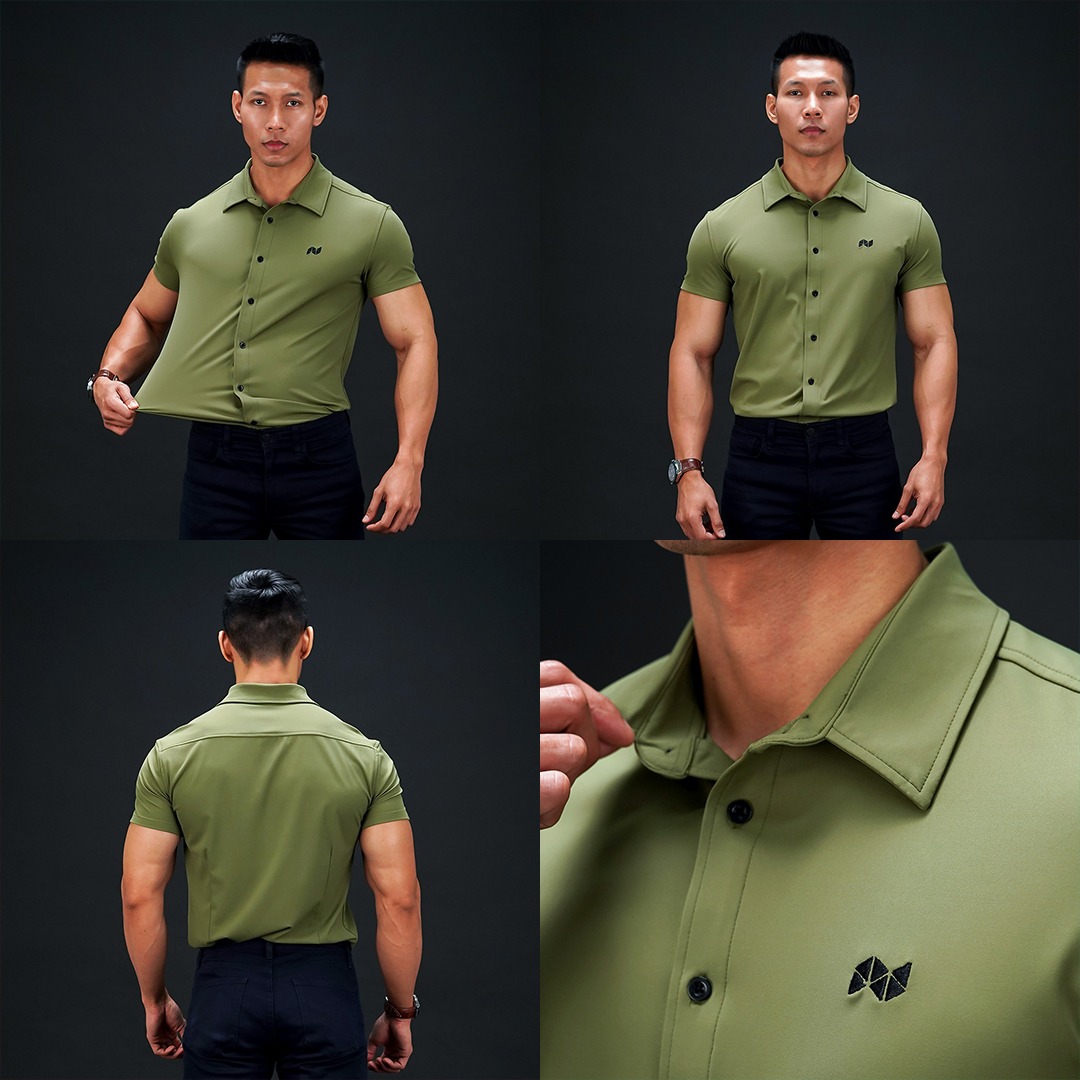 NEVERES Classic Fit Shirt Short Sleeve