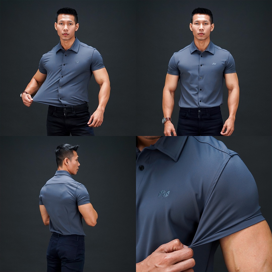 NEVERES Classic Fit Shirt Short Sleeve