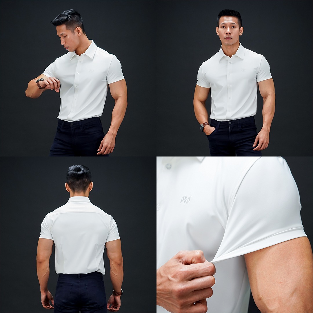 NEVERES Classic Fit Shirt Short Sleeve
