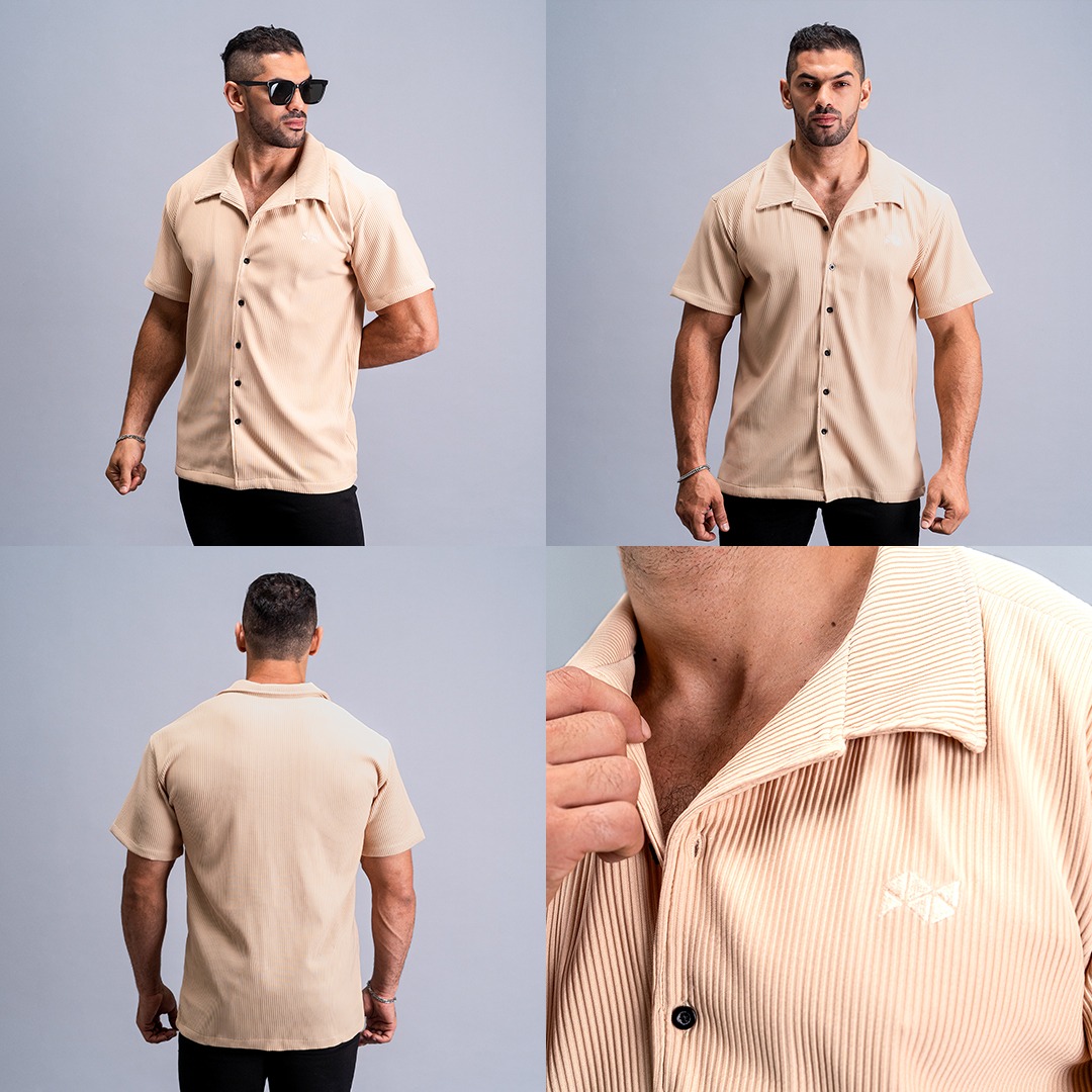 NEVERES Pleated Shirt