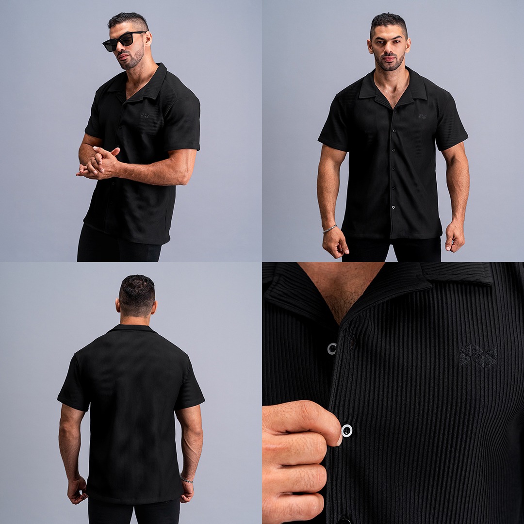 NEVERES Pleated Shirt