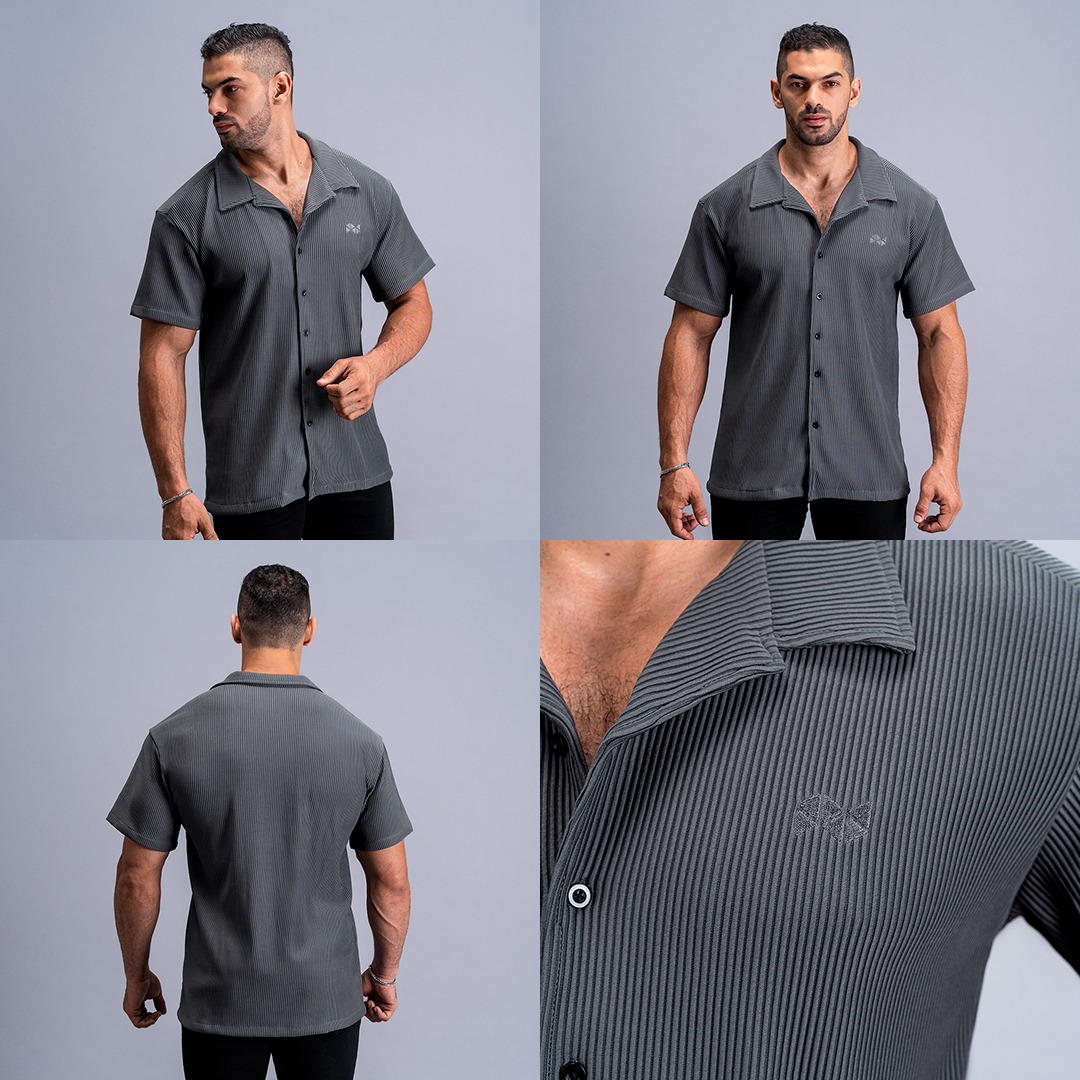 NEVERES Pleated Shirt