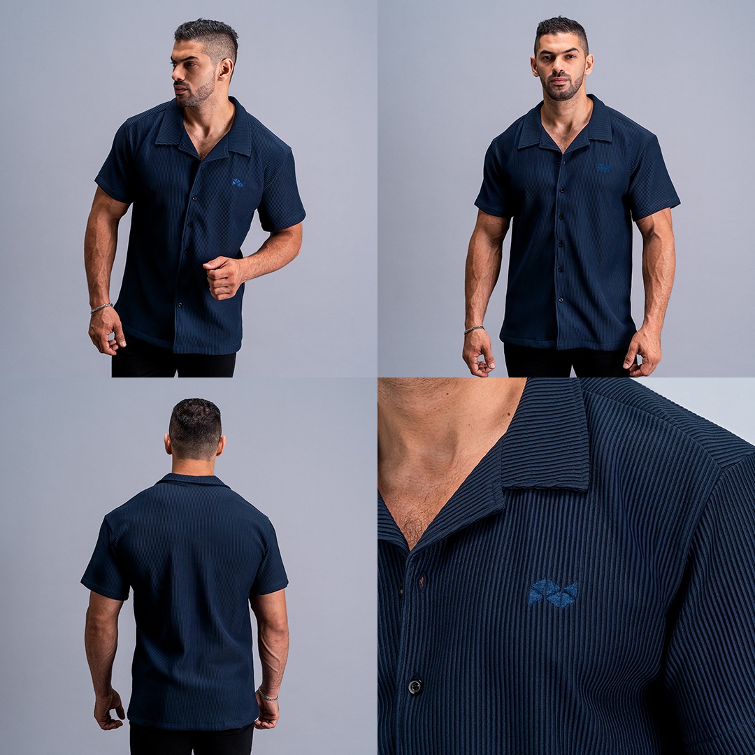 NEVERES Pleated Shirt