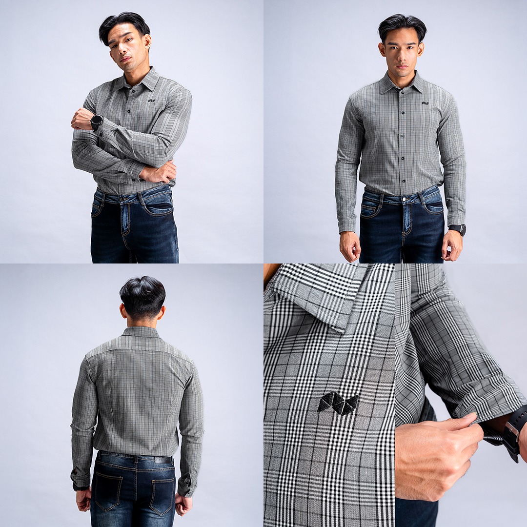 NEVERES Checkers Lux Shirt LongSleeve