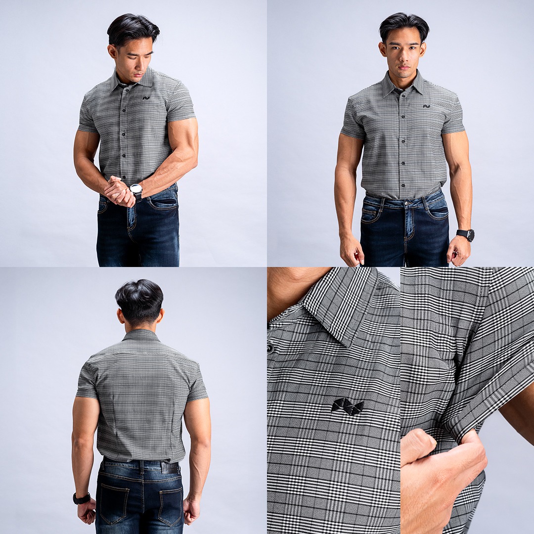 NEVERES Checkers Lux Shirt Shortsleeve
