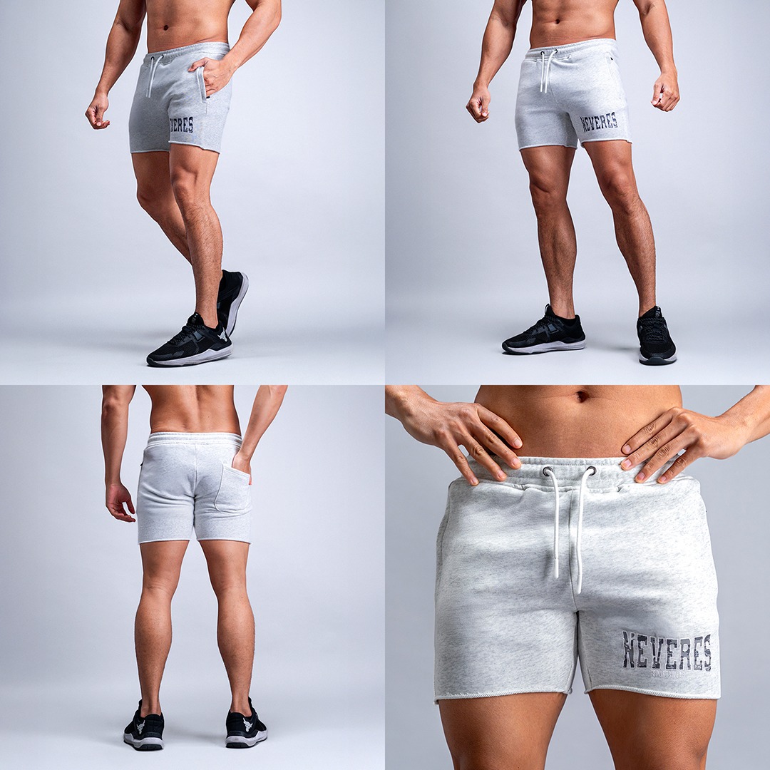 NEVERES SPORTSWEAR Raw Edge Shorts