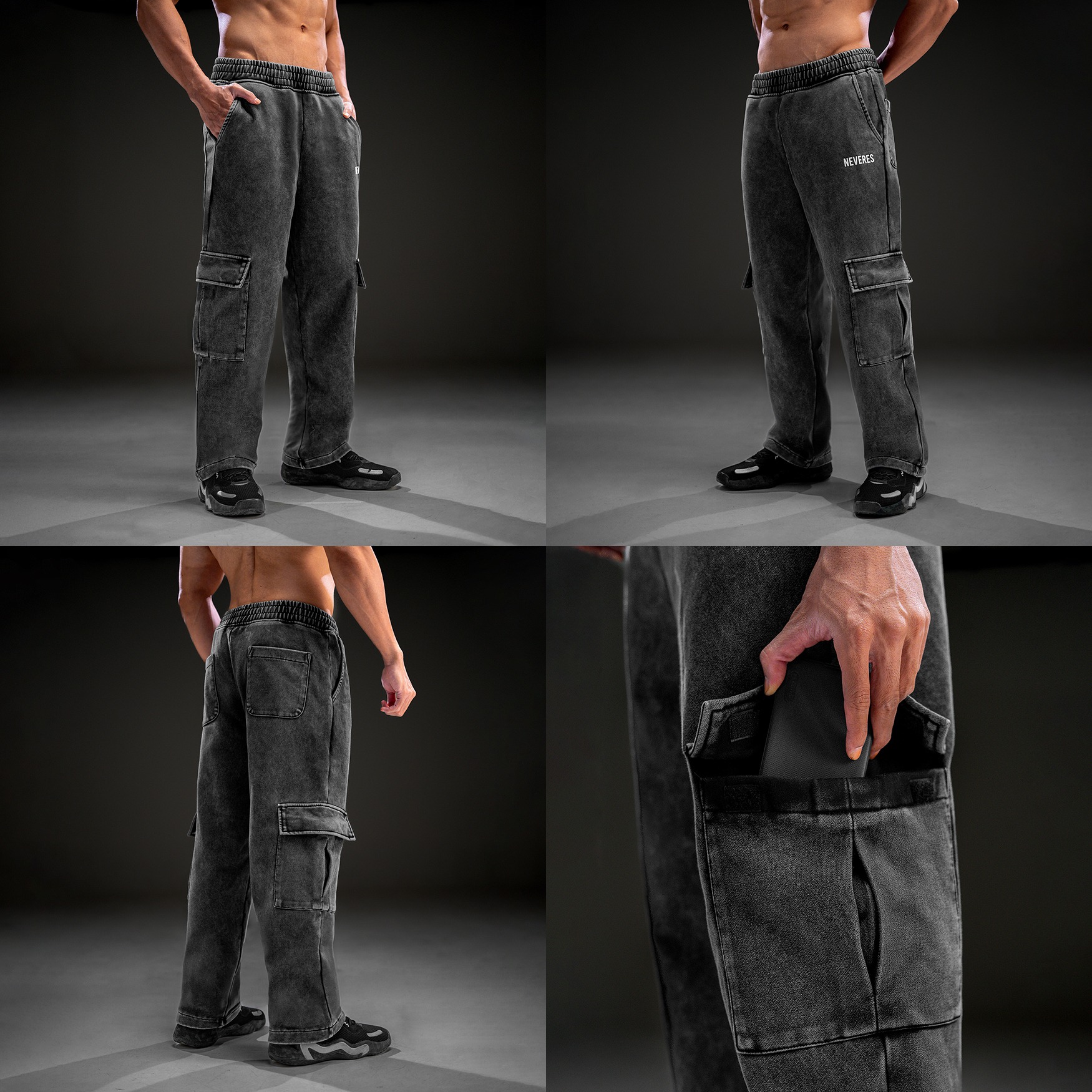 NEVERES Flow Wide Jogger Cargo