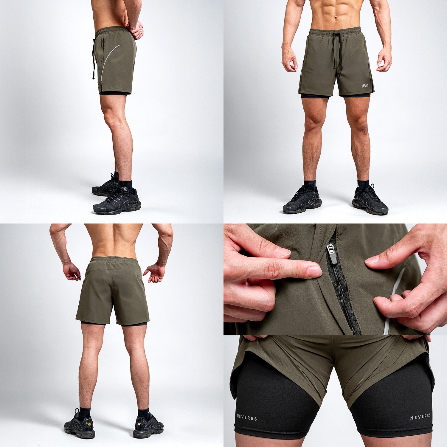NEVERES Ultra Force 2 in 1 Shorts
