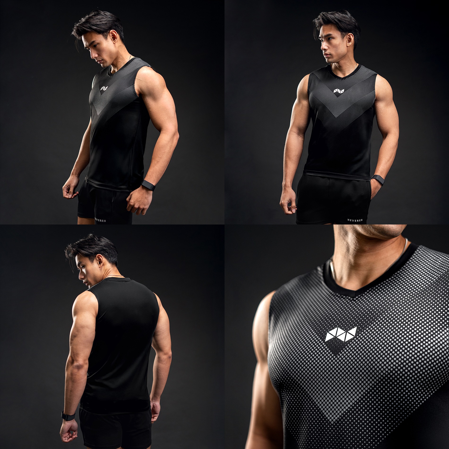 NEVERES Carbon Fade Sleeveless