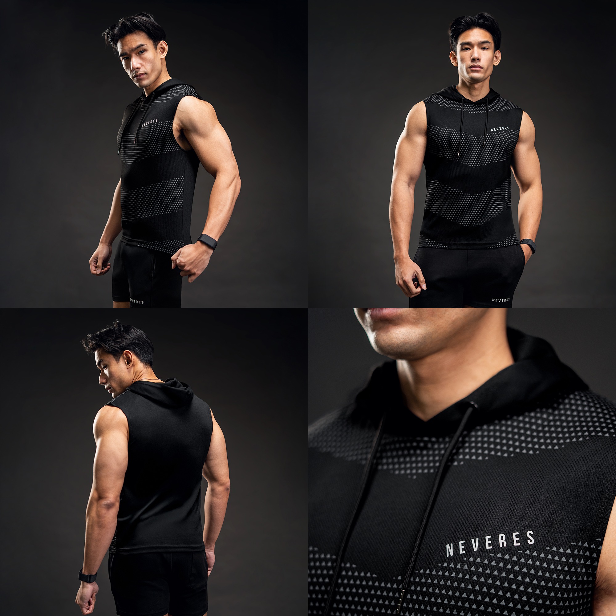 NEVERES Neo Sleeveless Hoodie