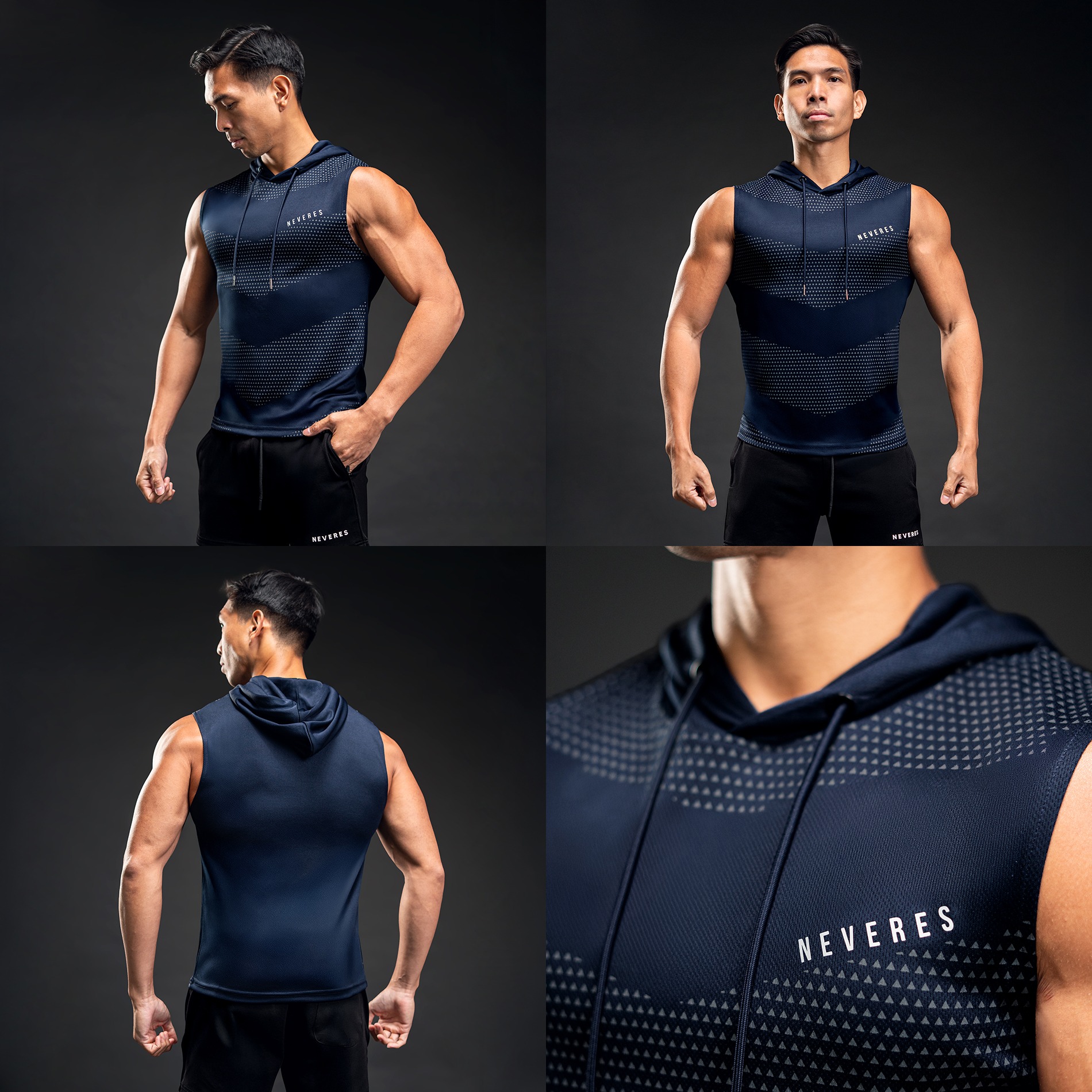NEVERES Neo Sleeveless Hoodie