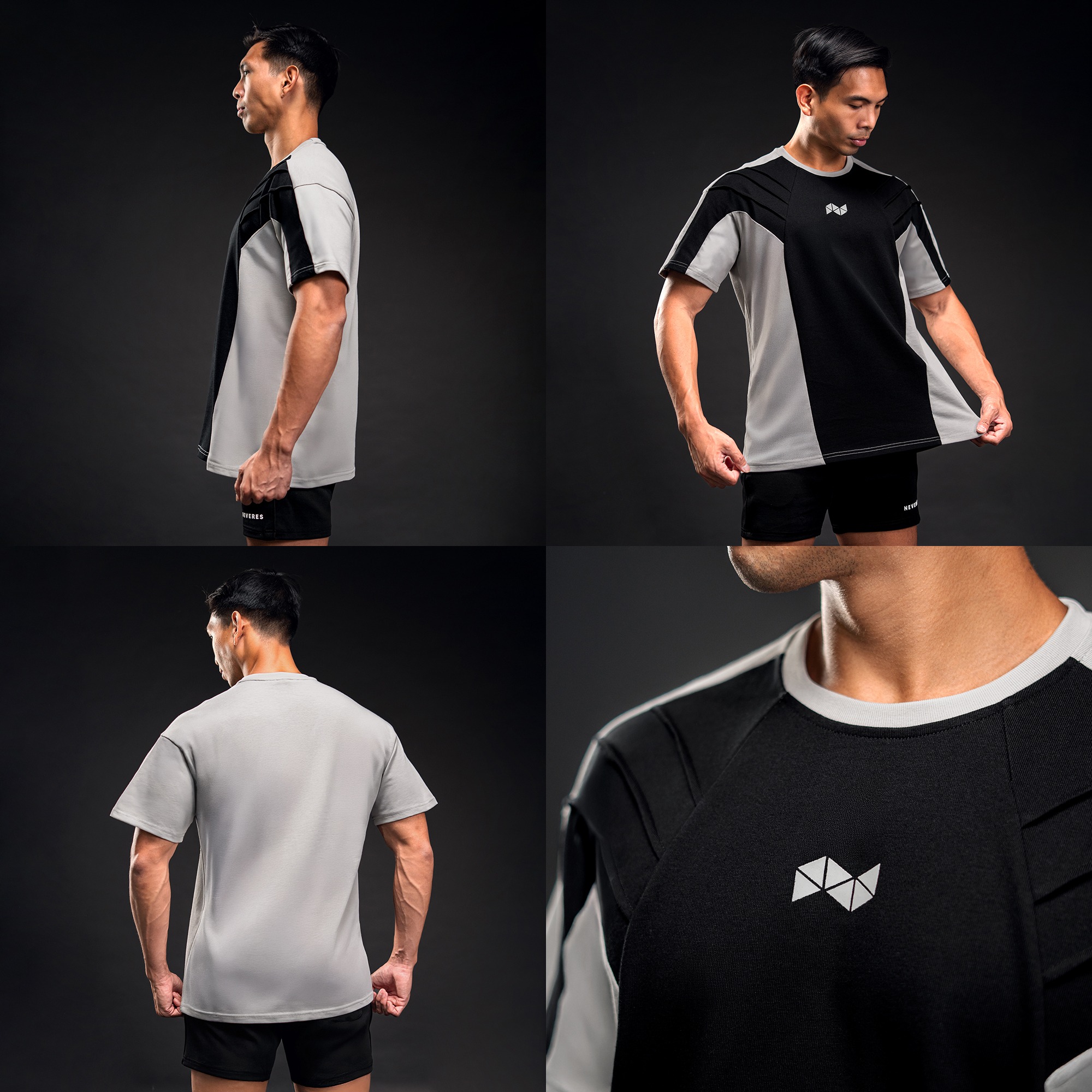 NEVERES Shark Fin Oversized T-Shirt