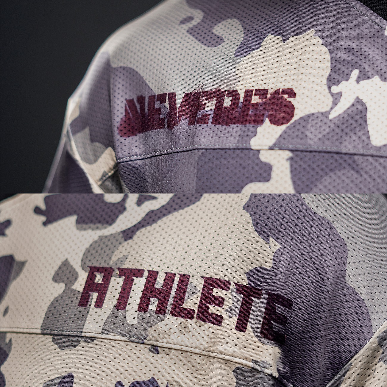 NEVERES Urban Camo Rugby Oversized