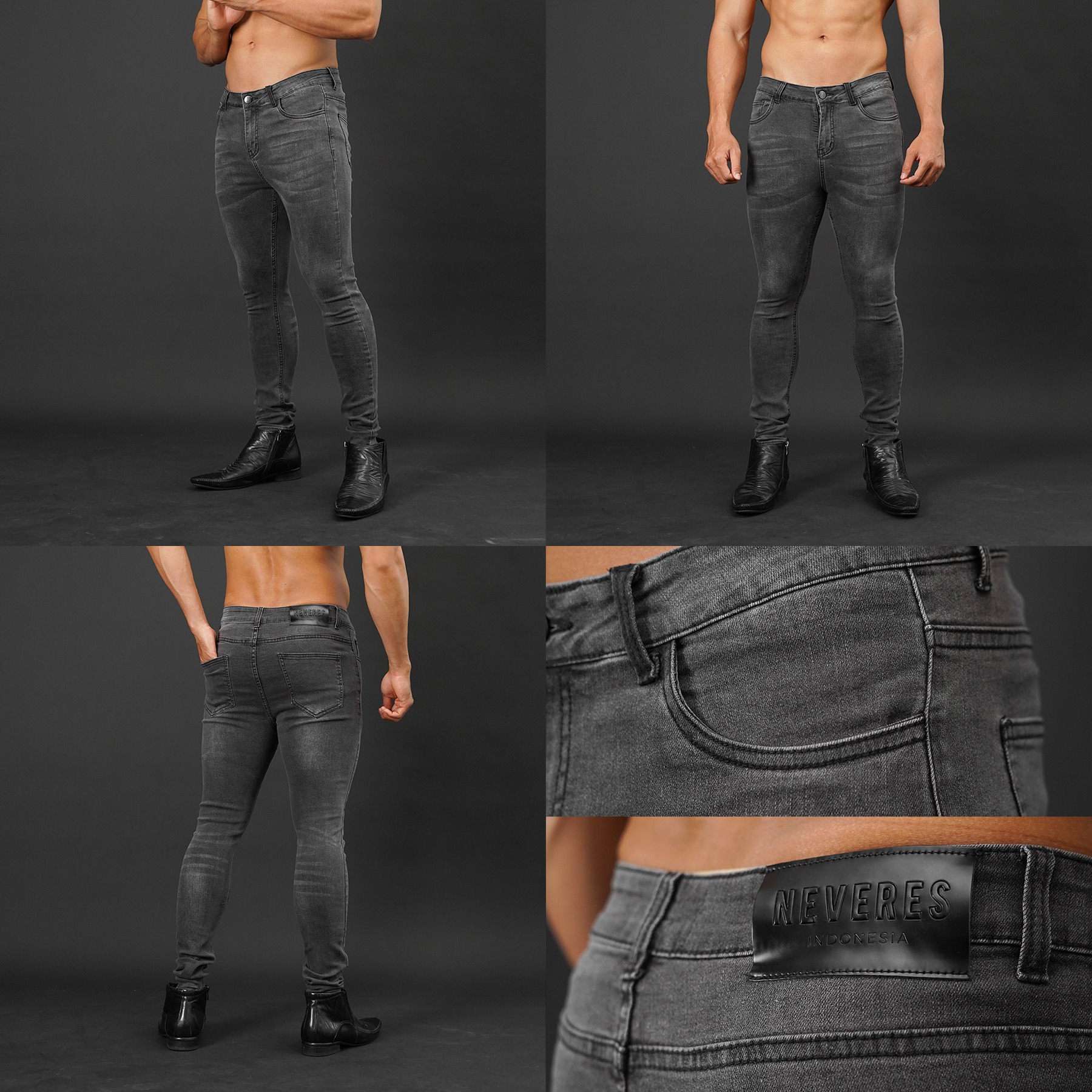 NEVERES Stretch Tech Jeans