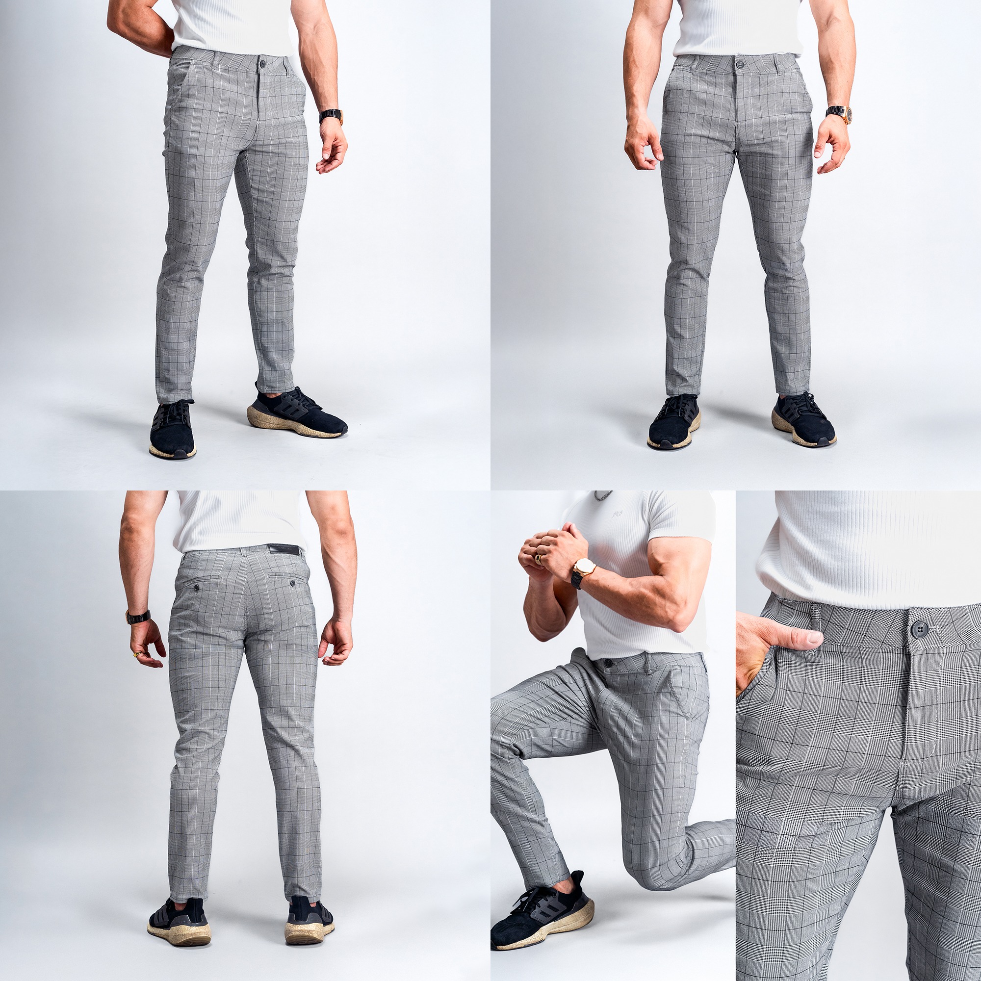 NEVERES Slimfit Stretch Tech Chino Pants