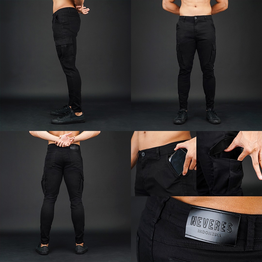 NEVERES Tactical Cargo Chino Pants
