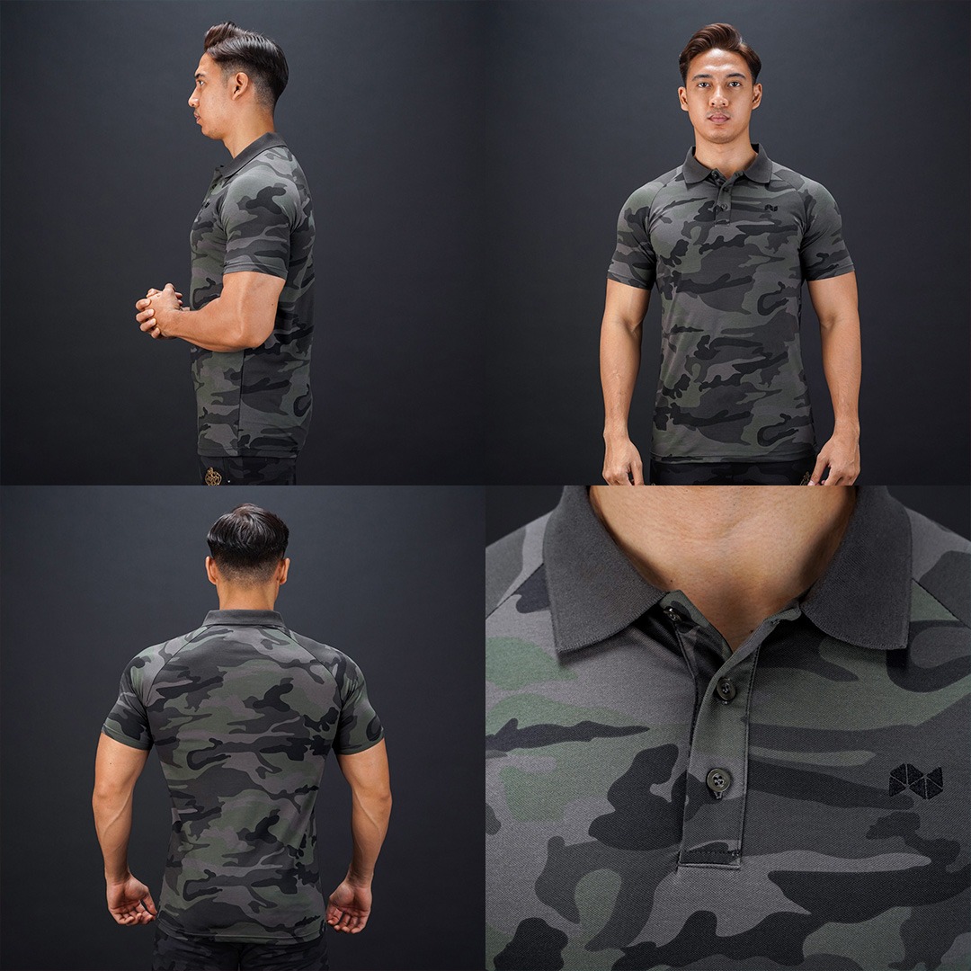 NEVERES Ace Polo Shirt Camo Edition