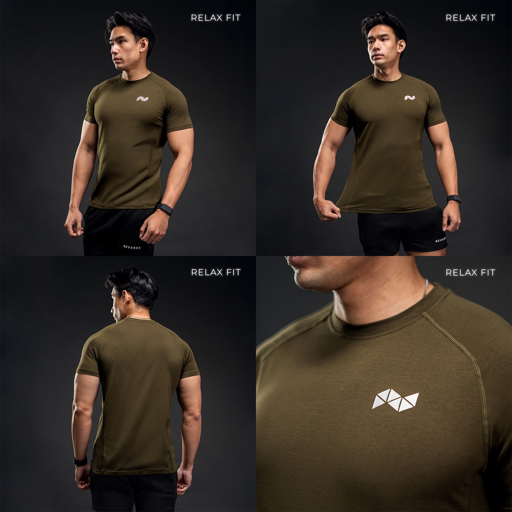 NEVERES Basic Form Relax Fit T-Shirt