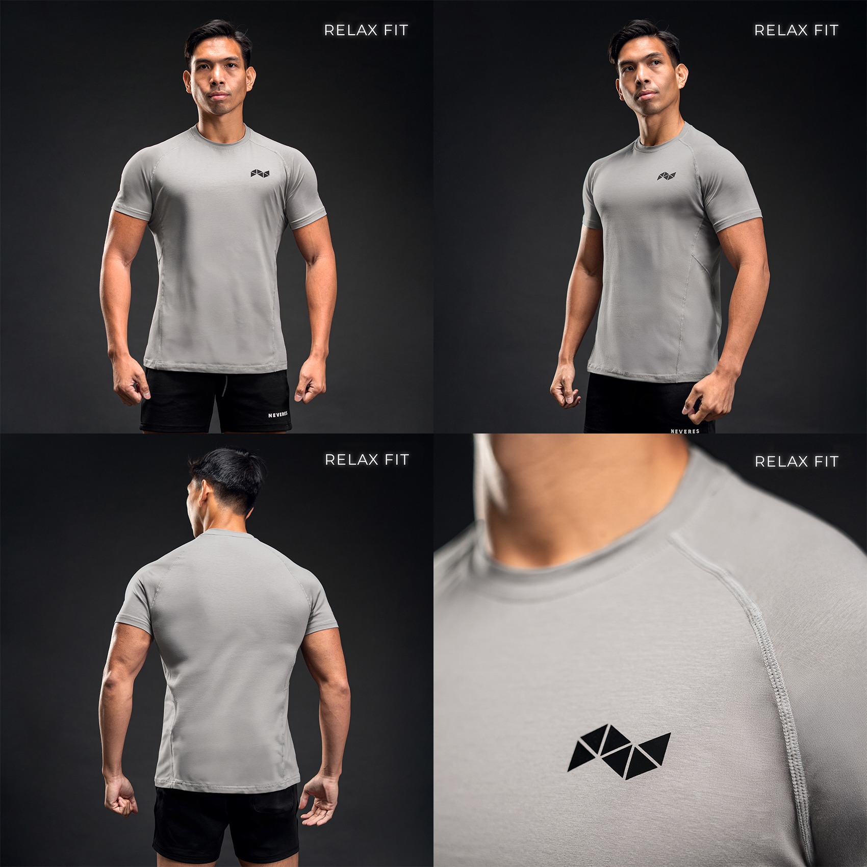 NEVERES Basic Form Relax Fit T-Shirt