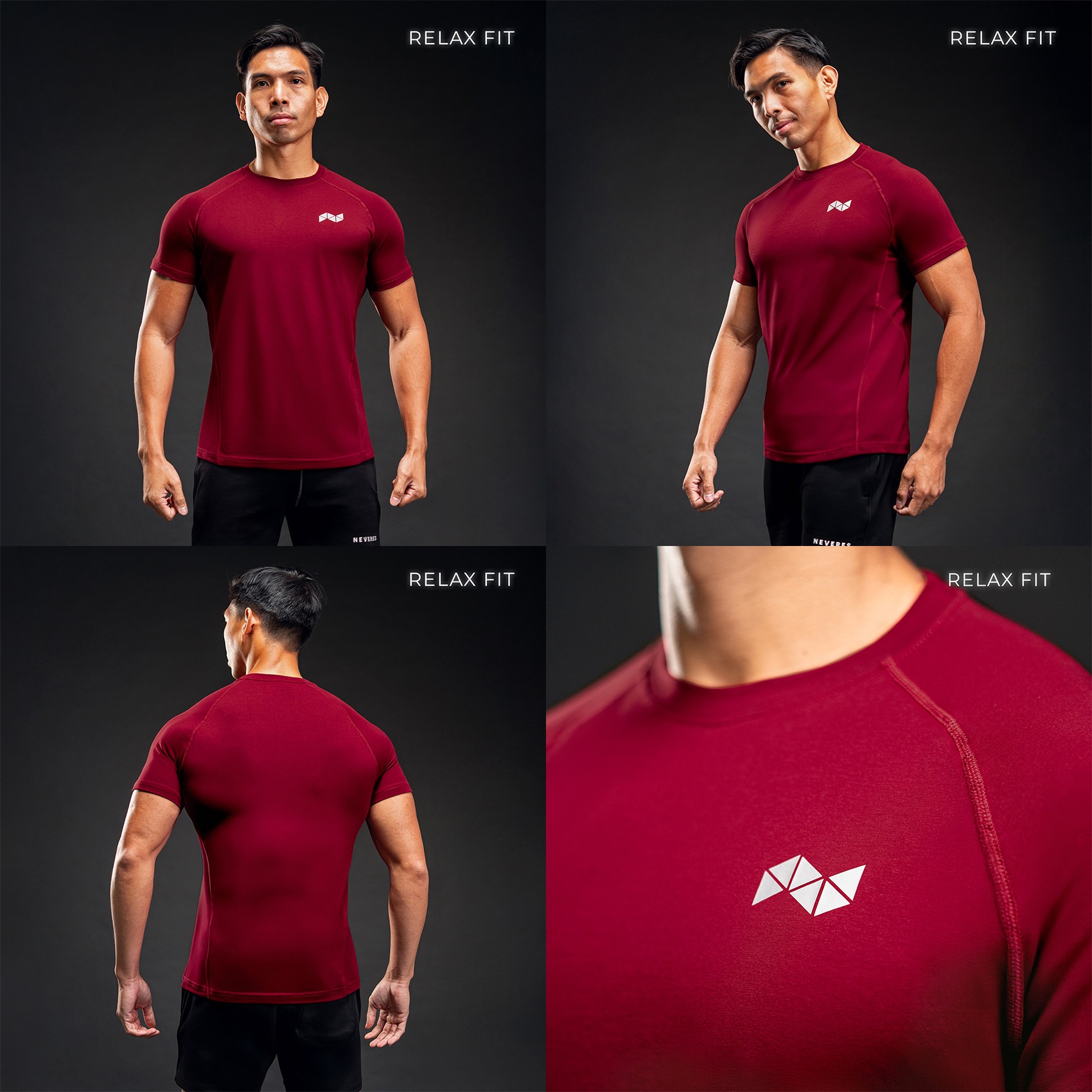 NEVERES Basic Form Relax Fit T-Shirt