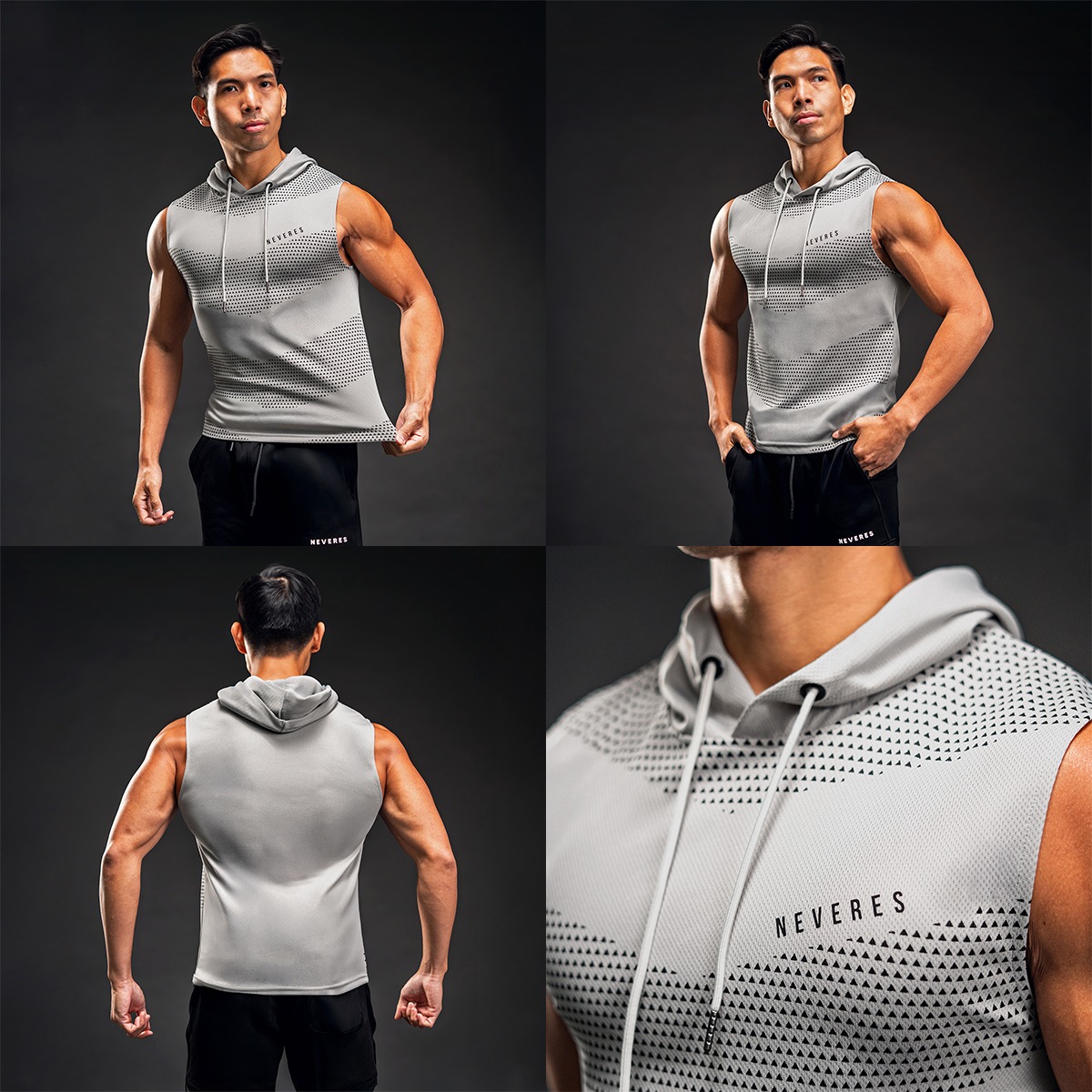 NEVERES Neo Sleeveless Hoodie