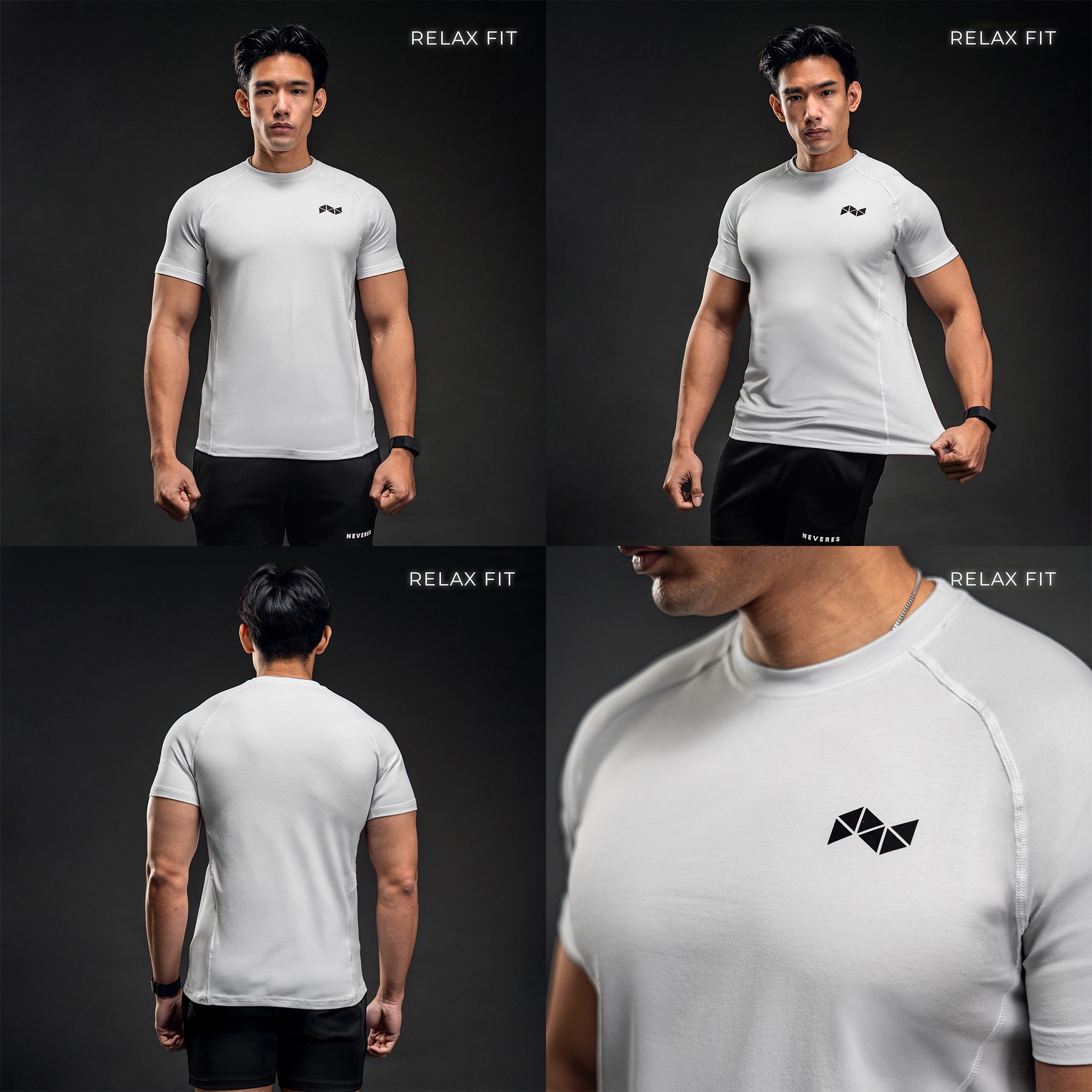NEVERES Basic Form Relax Fit T-Shirt