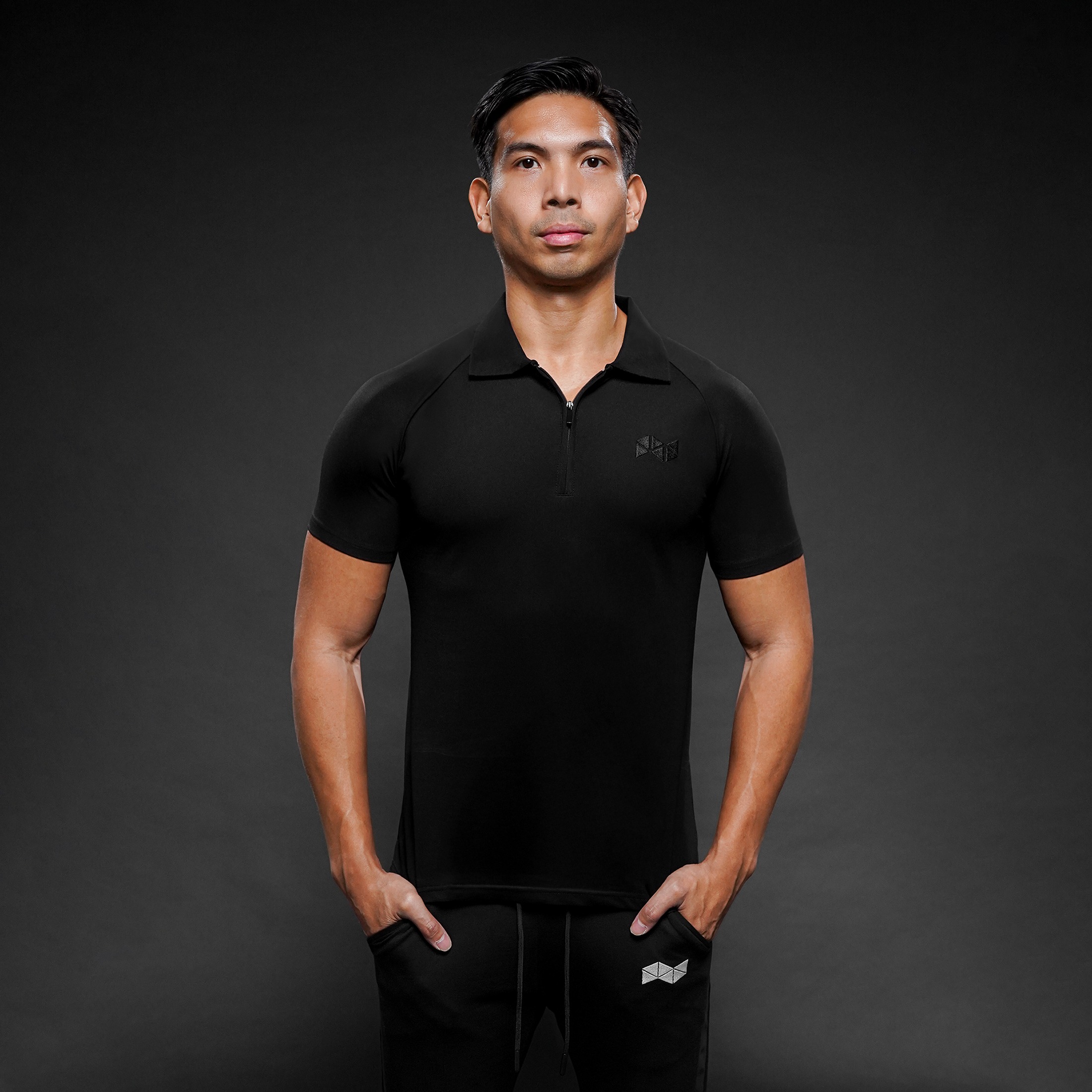 NEVERES Ace Zipper Polo Shirt
