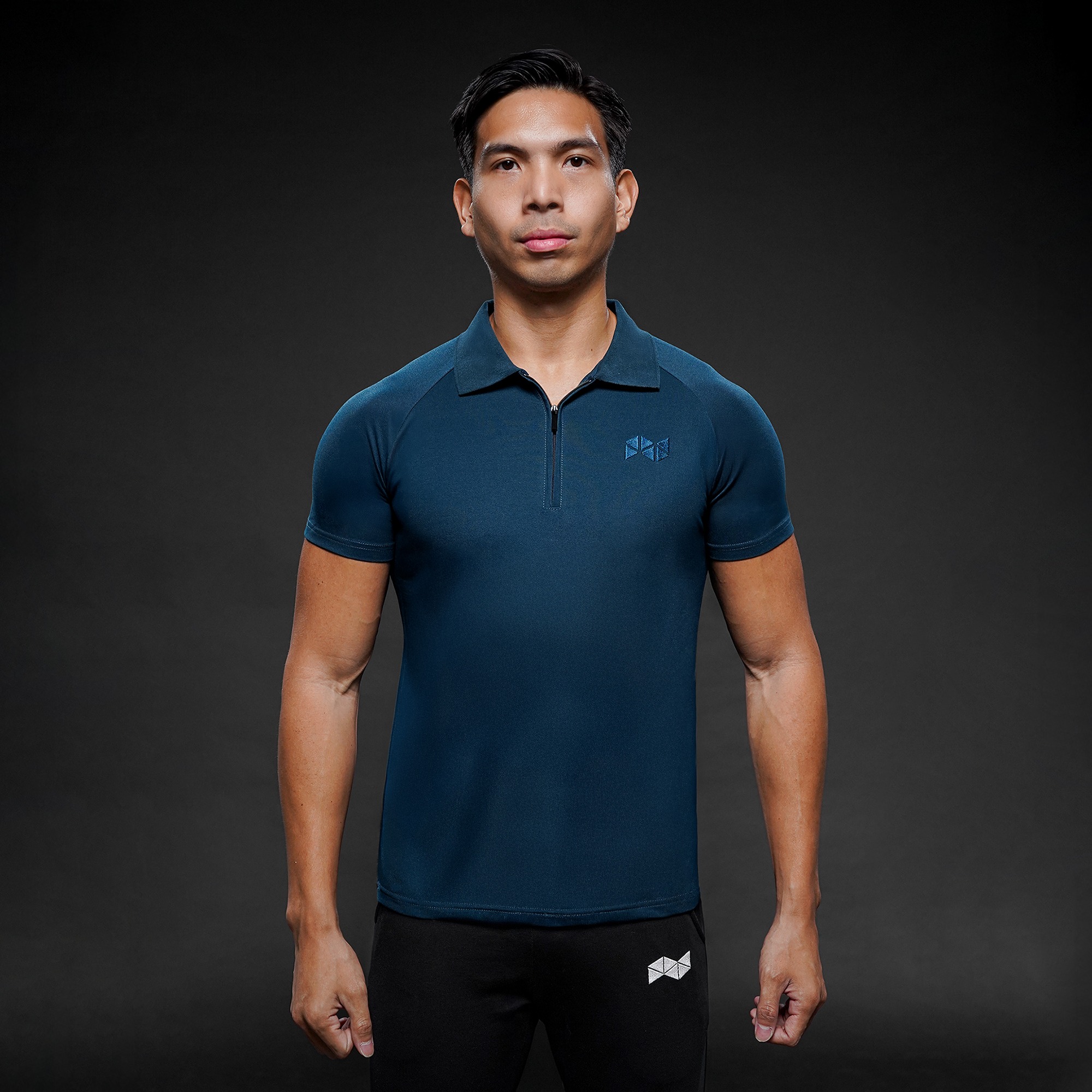 NEVERES Ace Zipper Polo Shirt