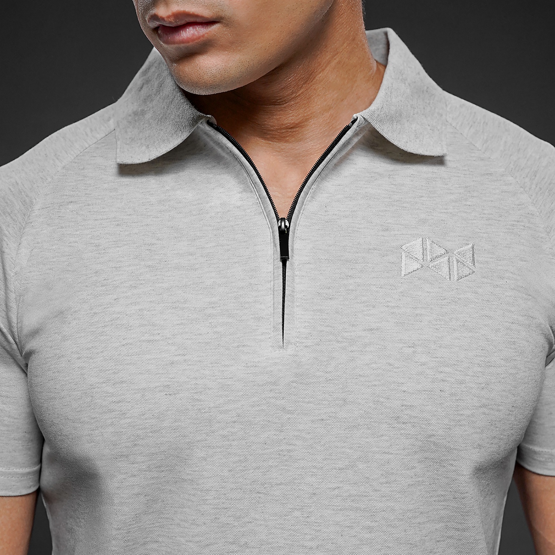 NEVERES Ace Zipper Polo Shirt